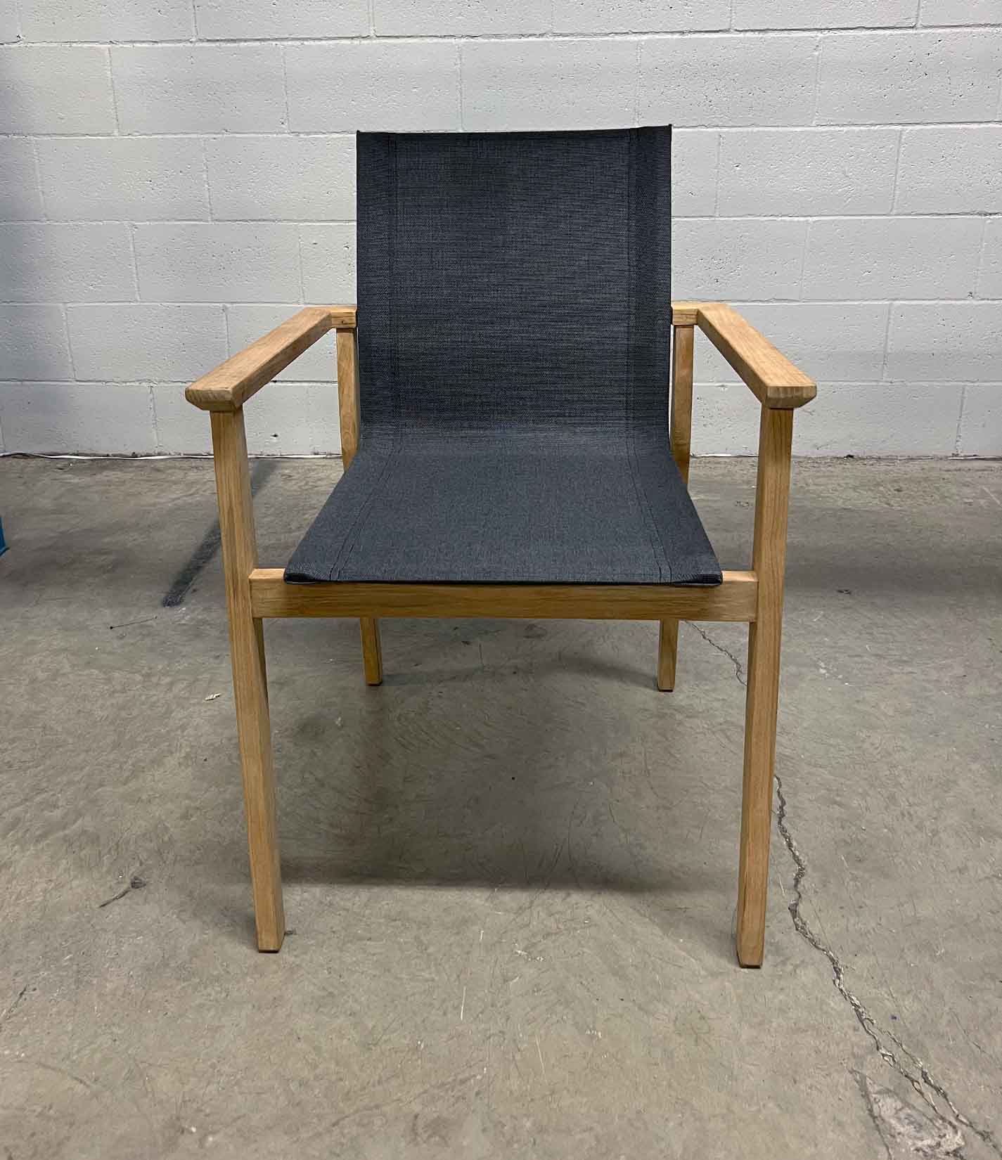 蕨木柚木吊带餐椅