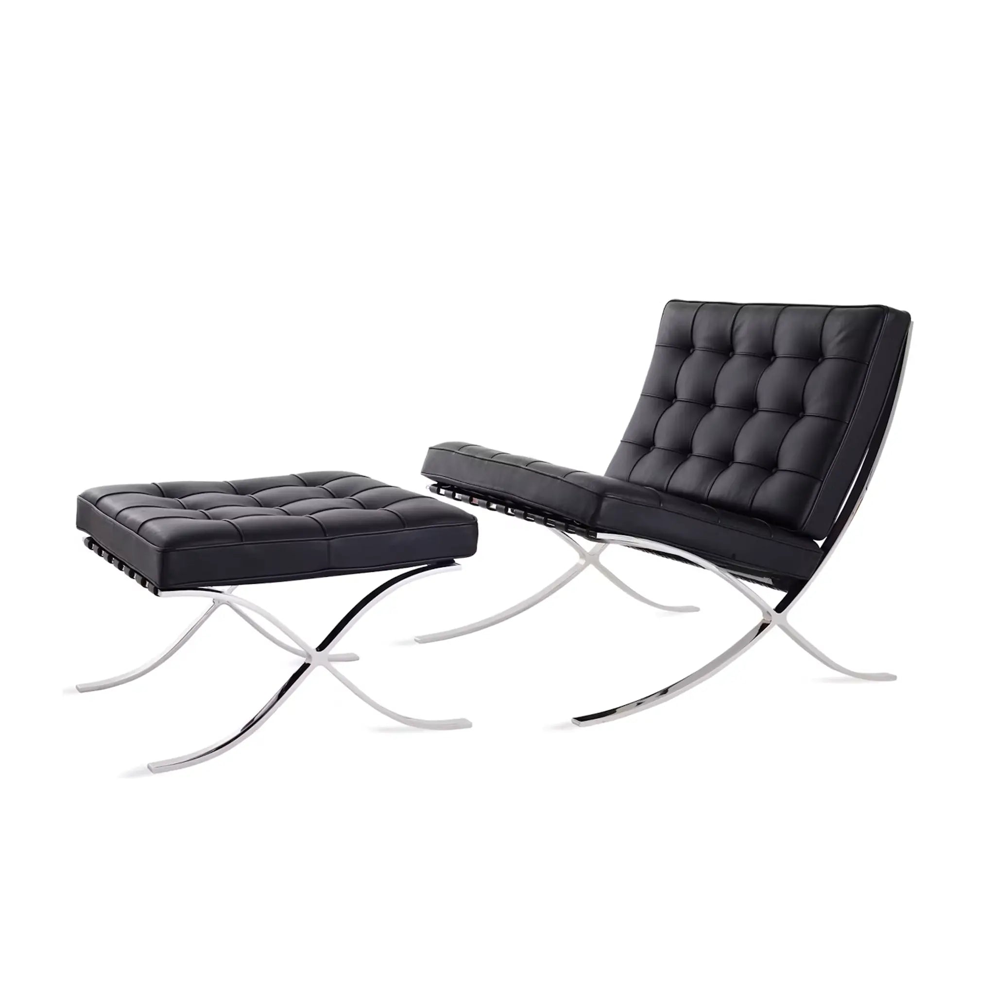 Barcelona Chair with Stool