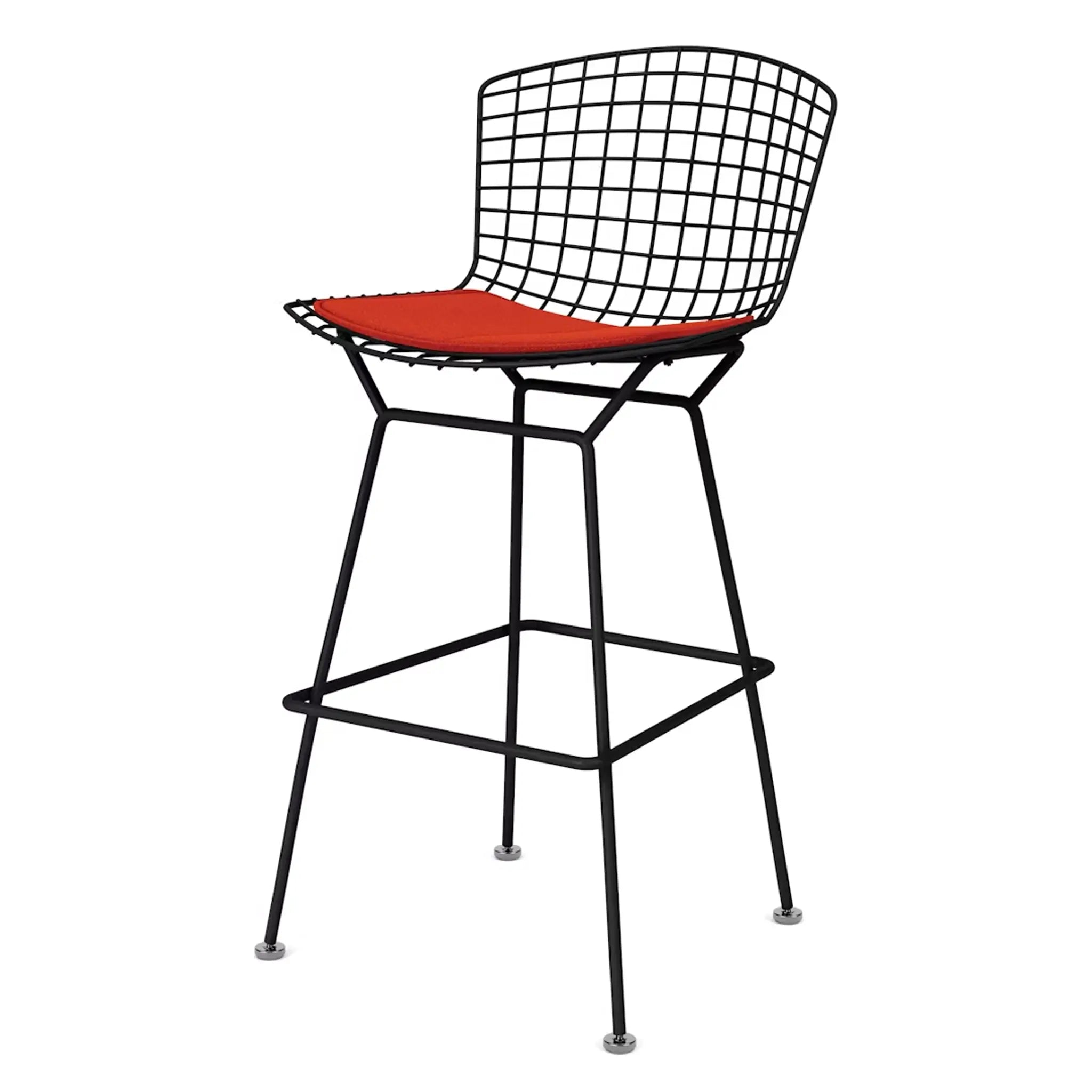 Bertoia 凳子,吧台高度 - 布艺座垫