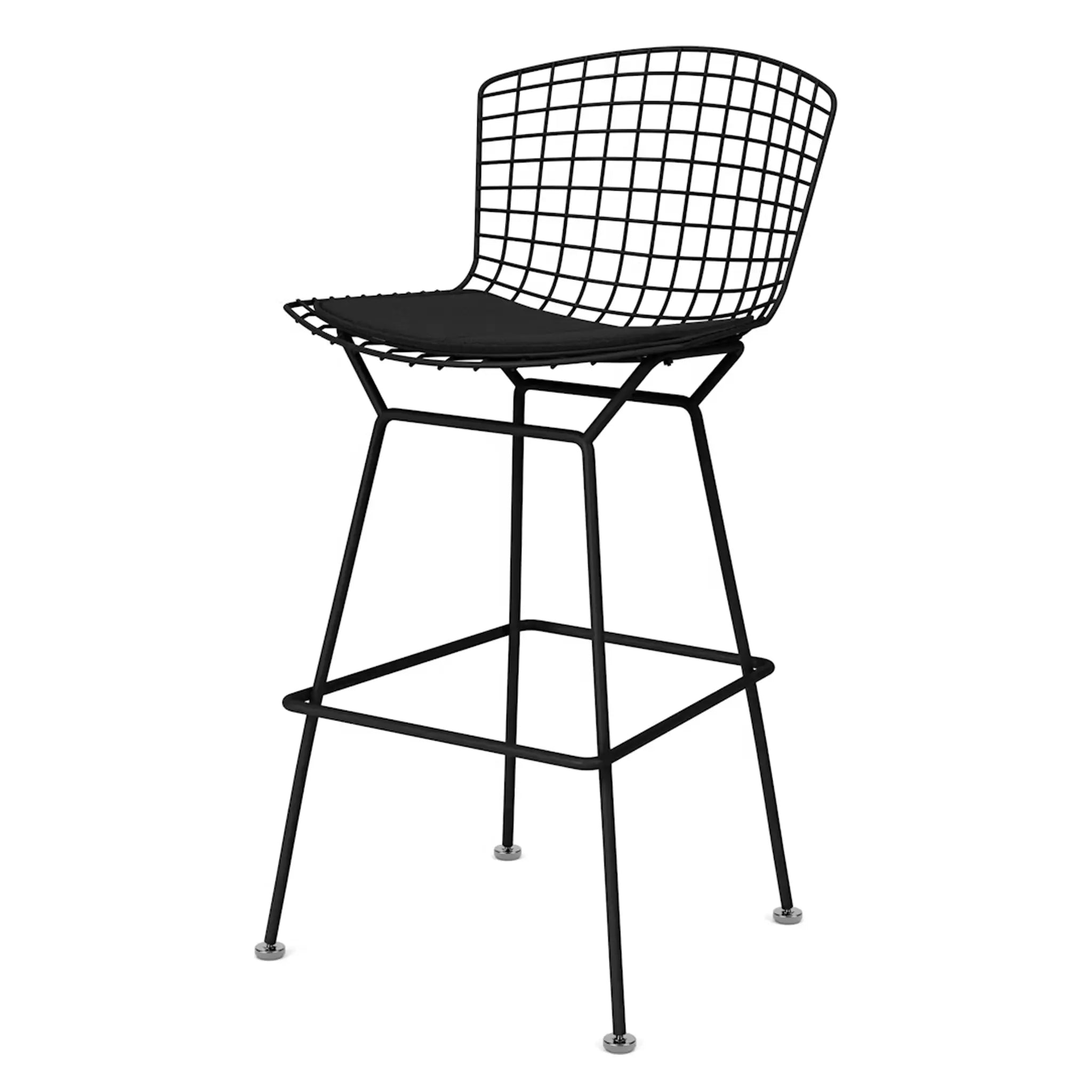 Bertoia 凳子,吧台高度 - 布艺座垫