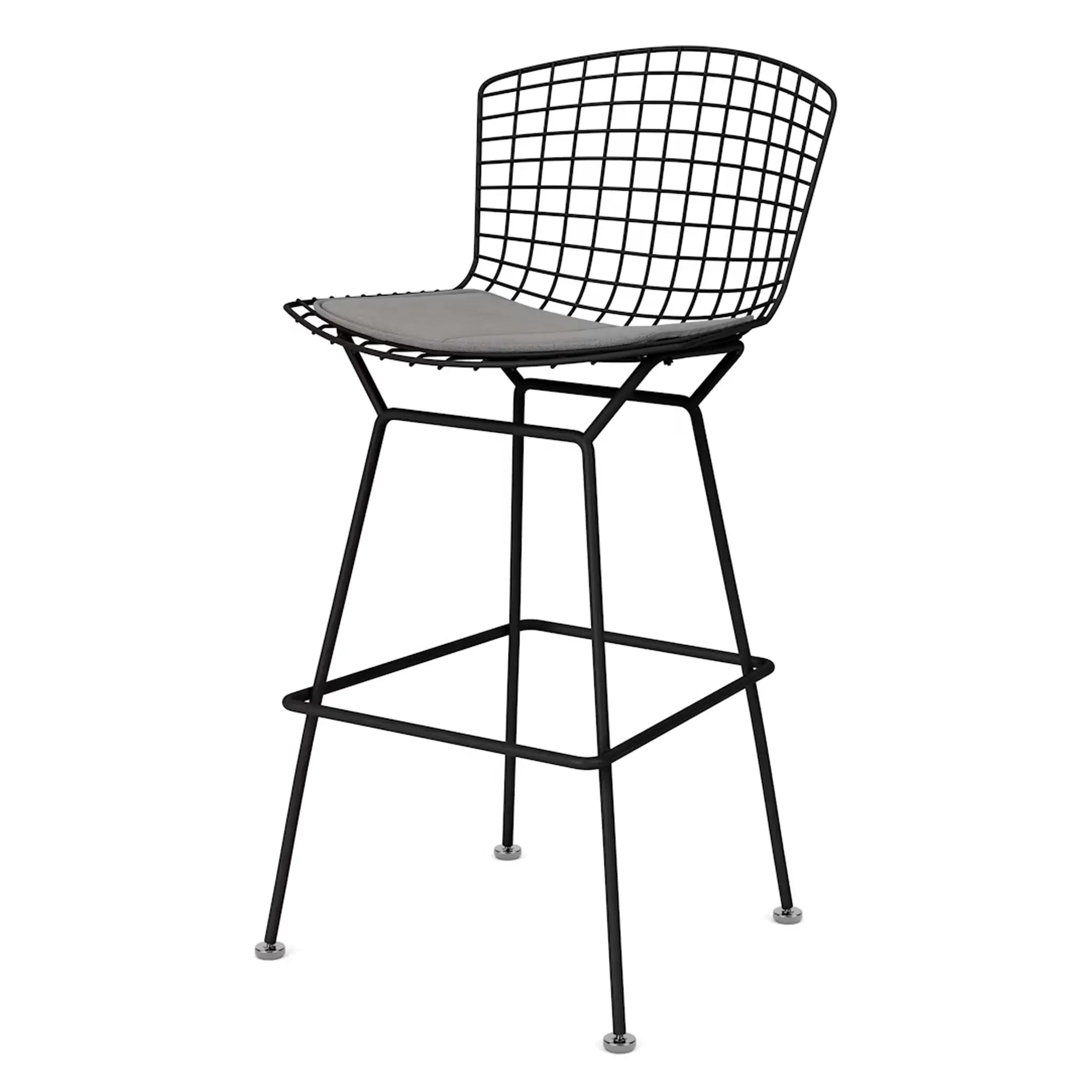Bertoia 凳子,吧台高度 - 布艺座垫