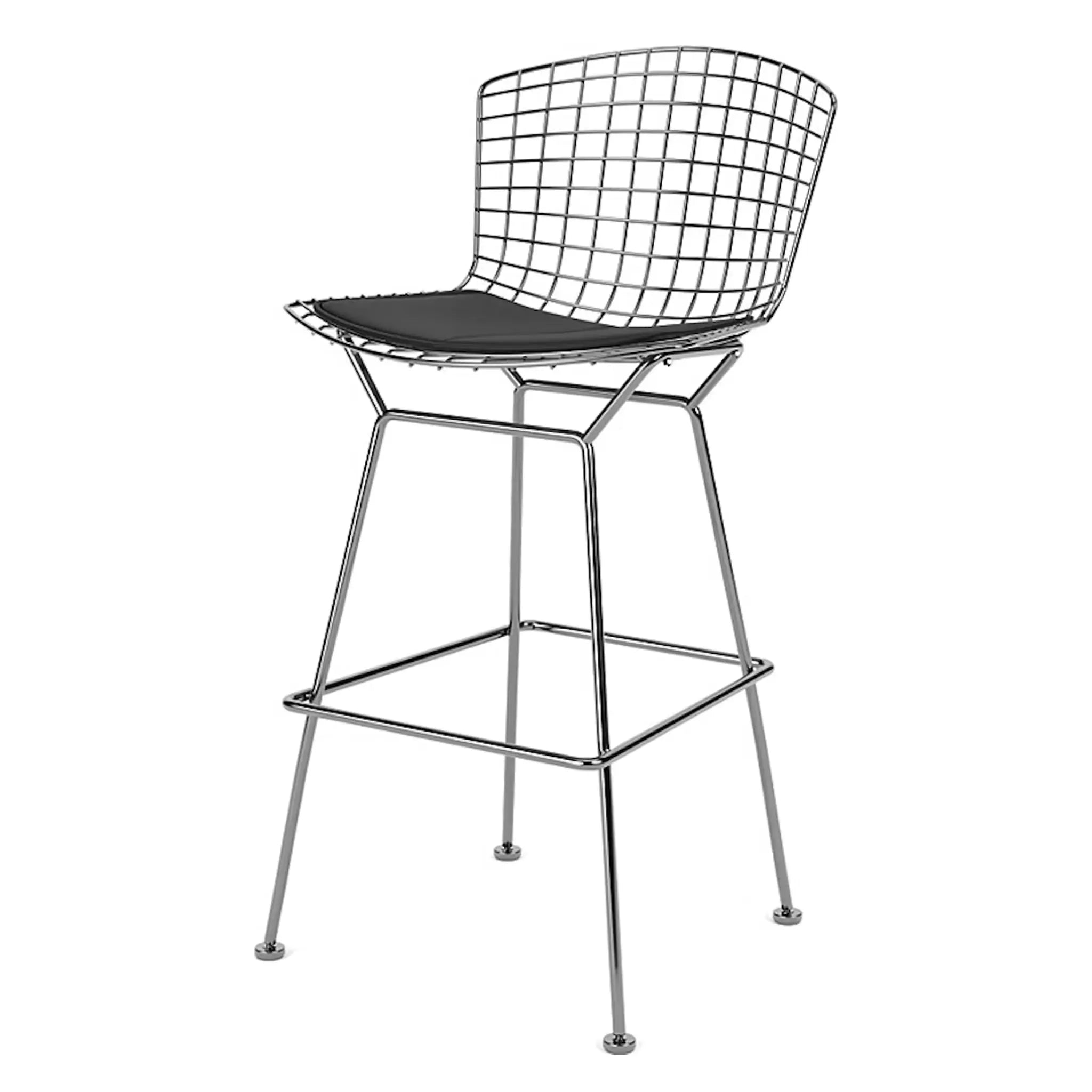 Bertoia 凳子,吧台高度 - 布艺座垫