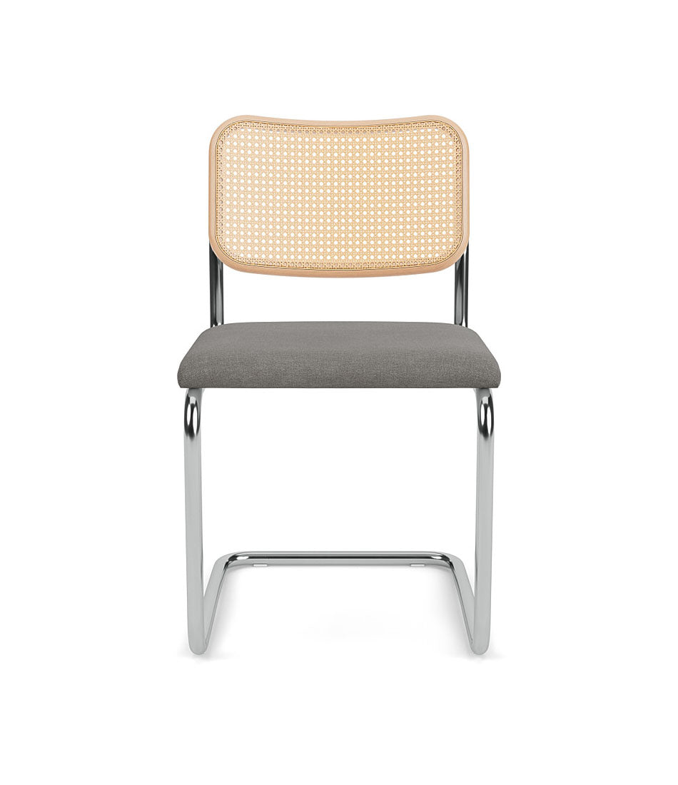 Cesca Chair - Armless with Upholstered Seat & Cane Back