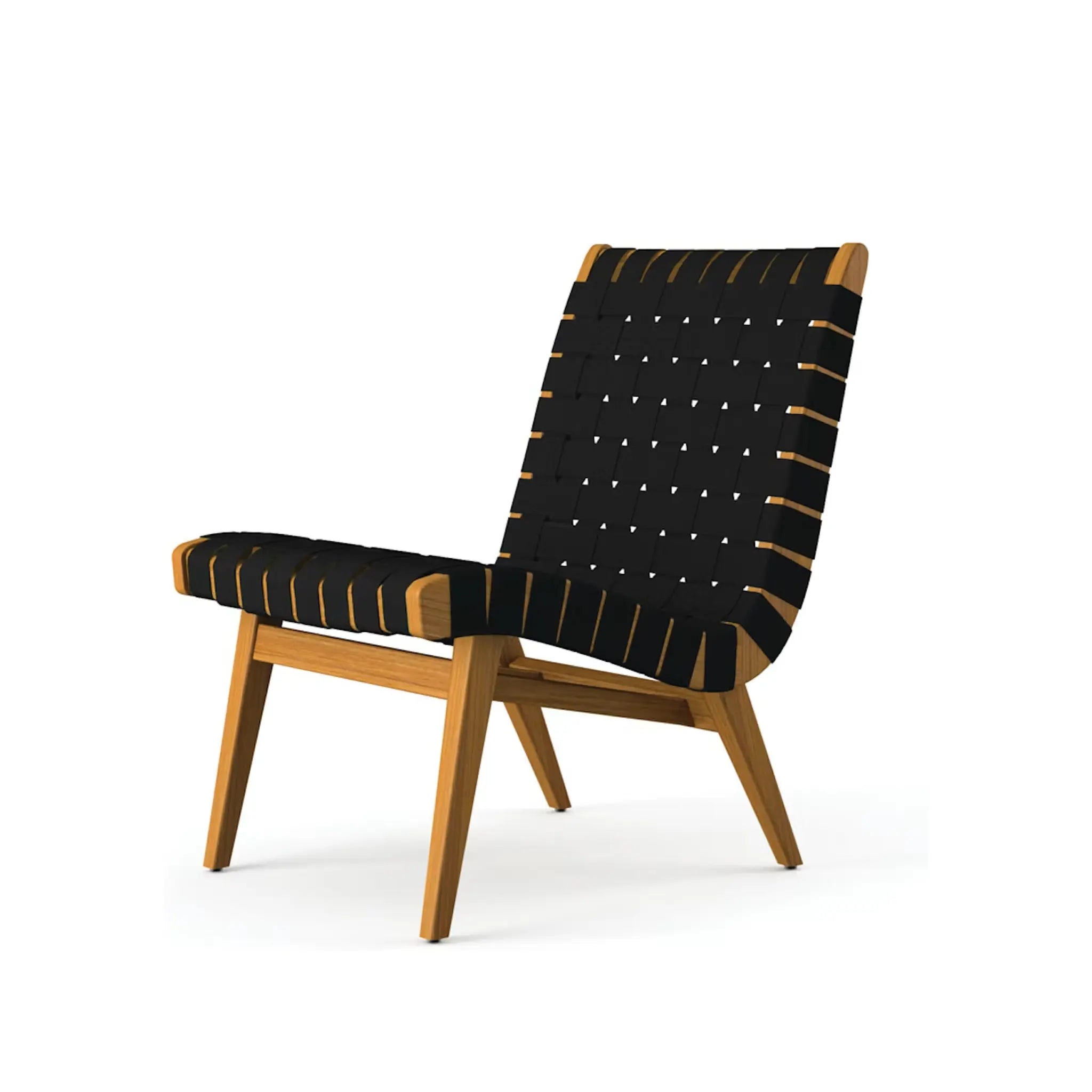 Risom Outdoor Lounge Chair and Ottoman