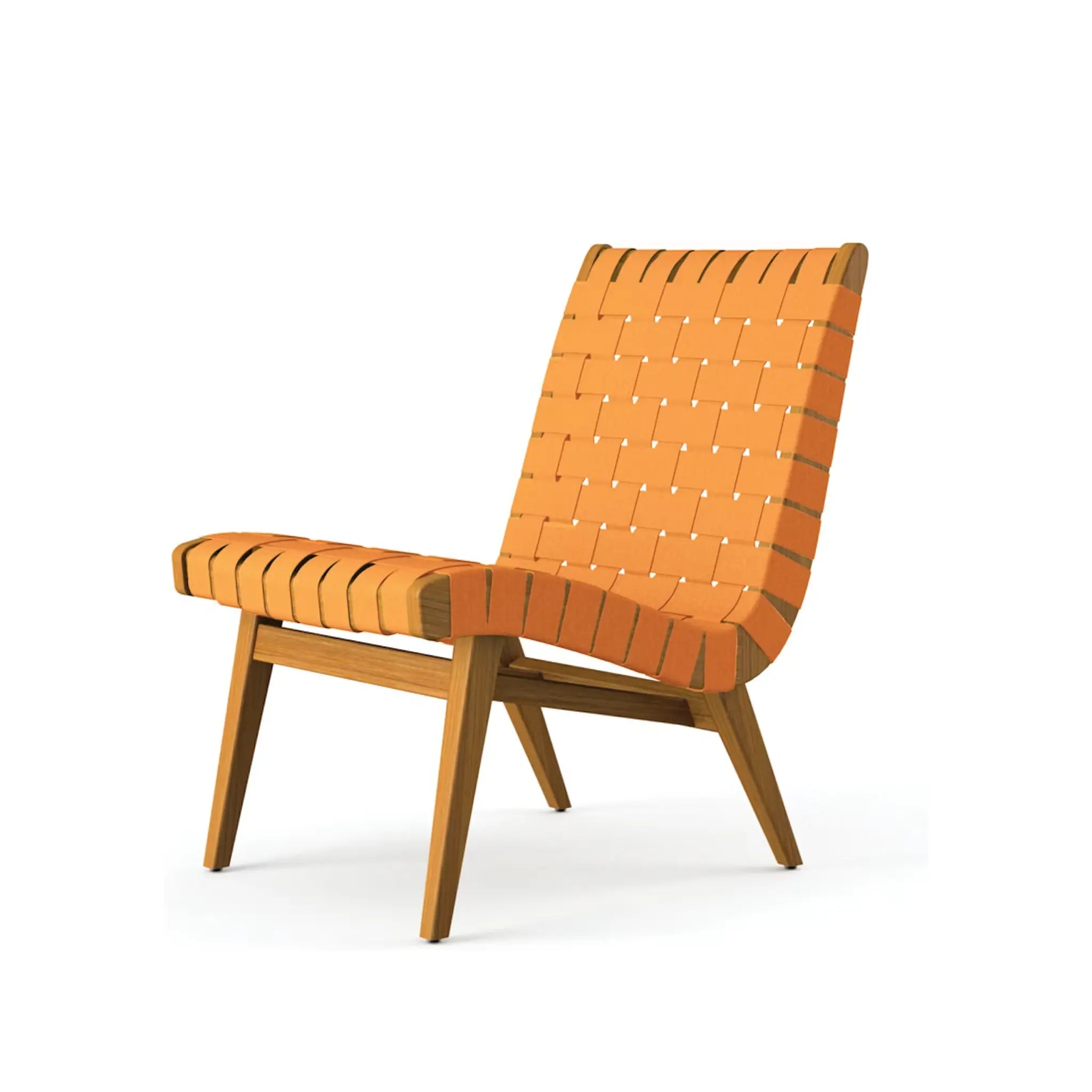 Risom Outdoor Lounge Chair and Ottoman