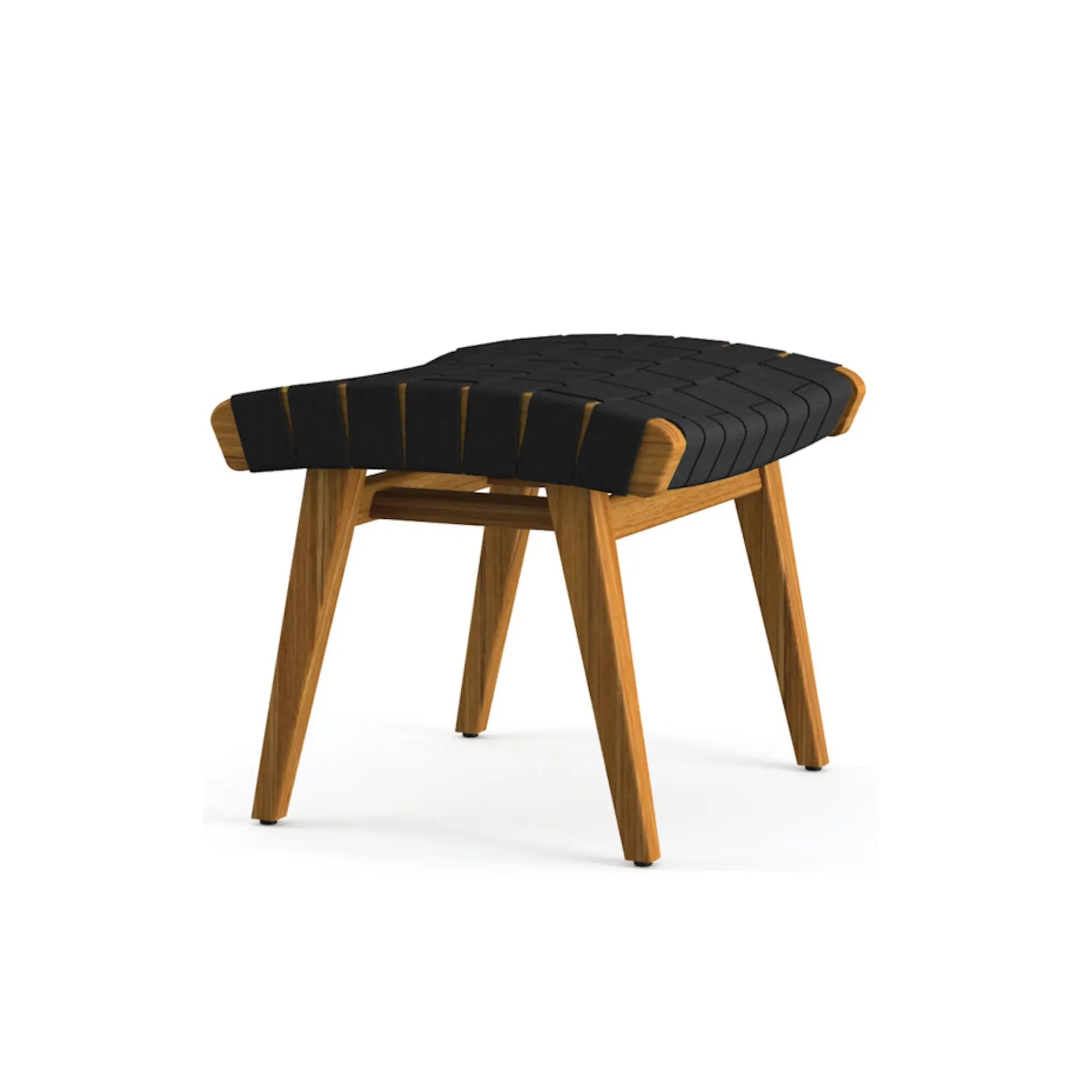Risom Outdoor Lounge Chair and Ottoman