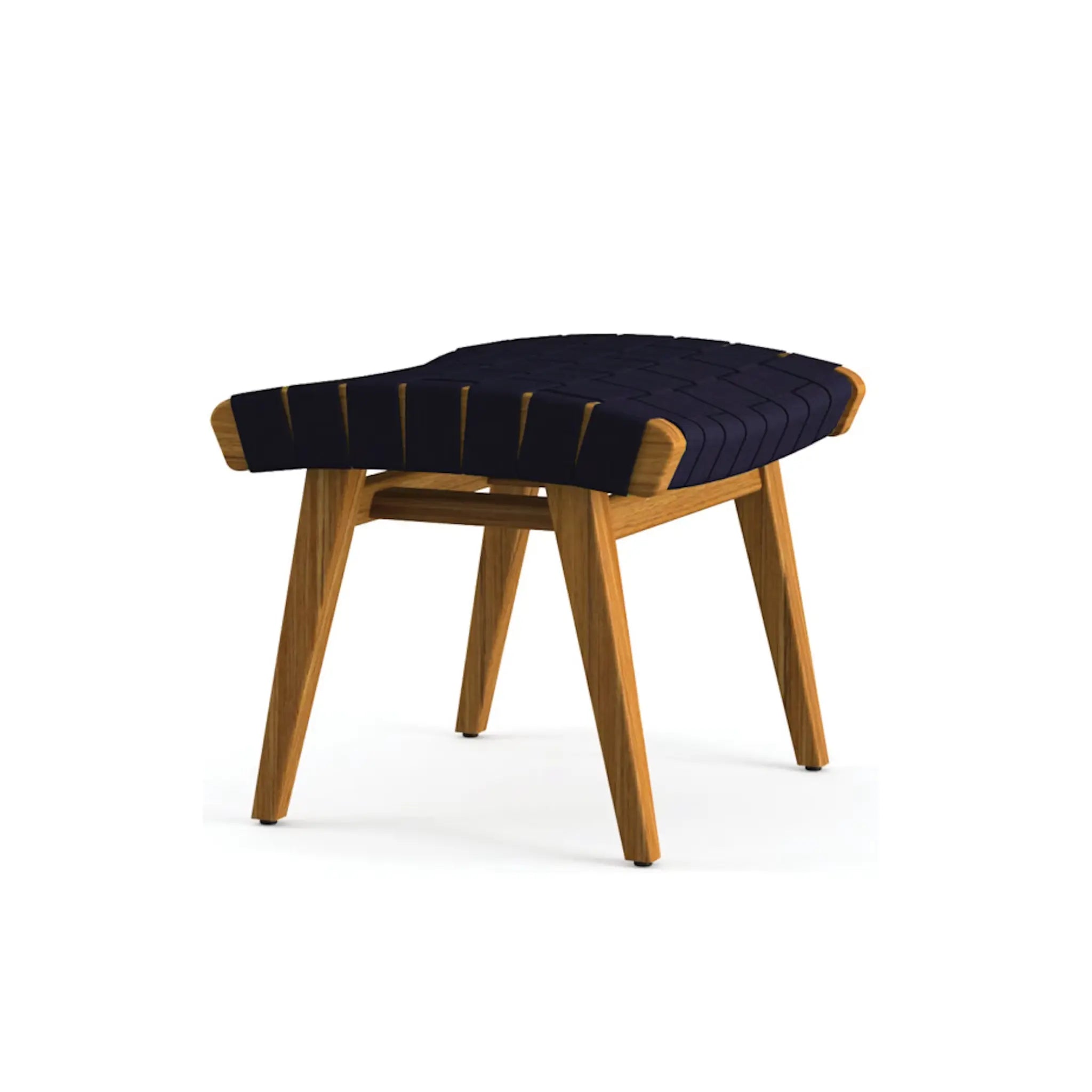 Risom Outdoor Lounge Chair and Ottoman