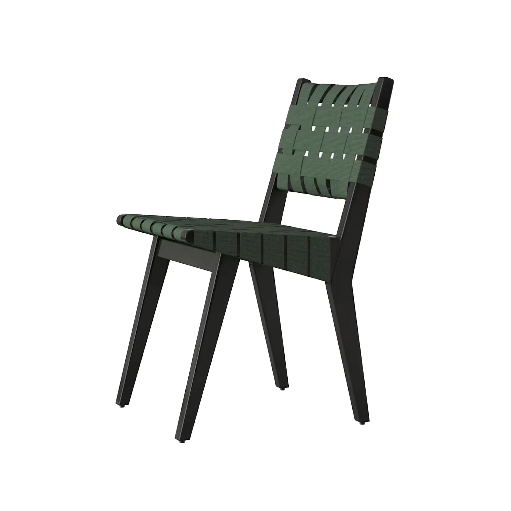 Risom Side Chair with Webbed Seat and Back