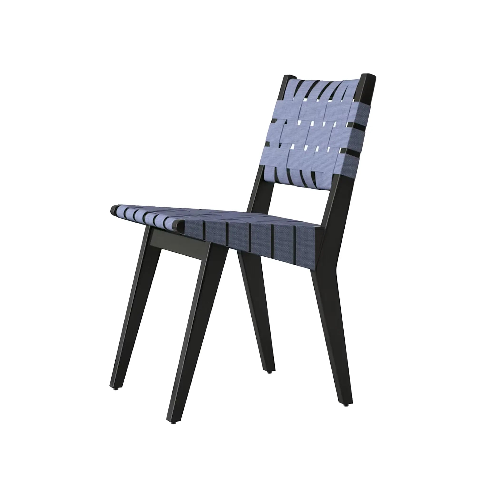 Risom Side Chair with Webbed Seat and Back