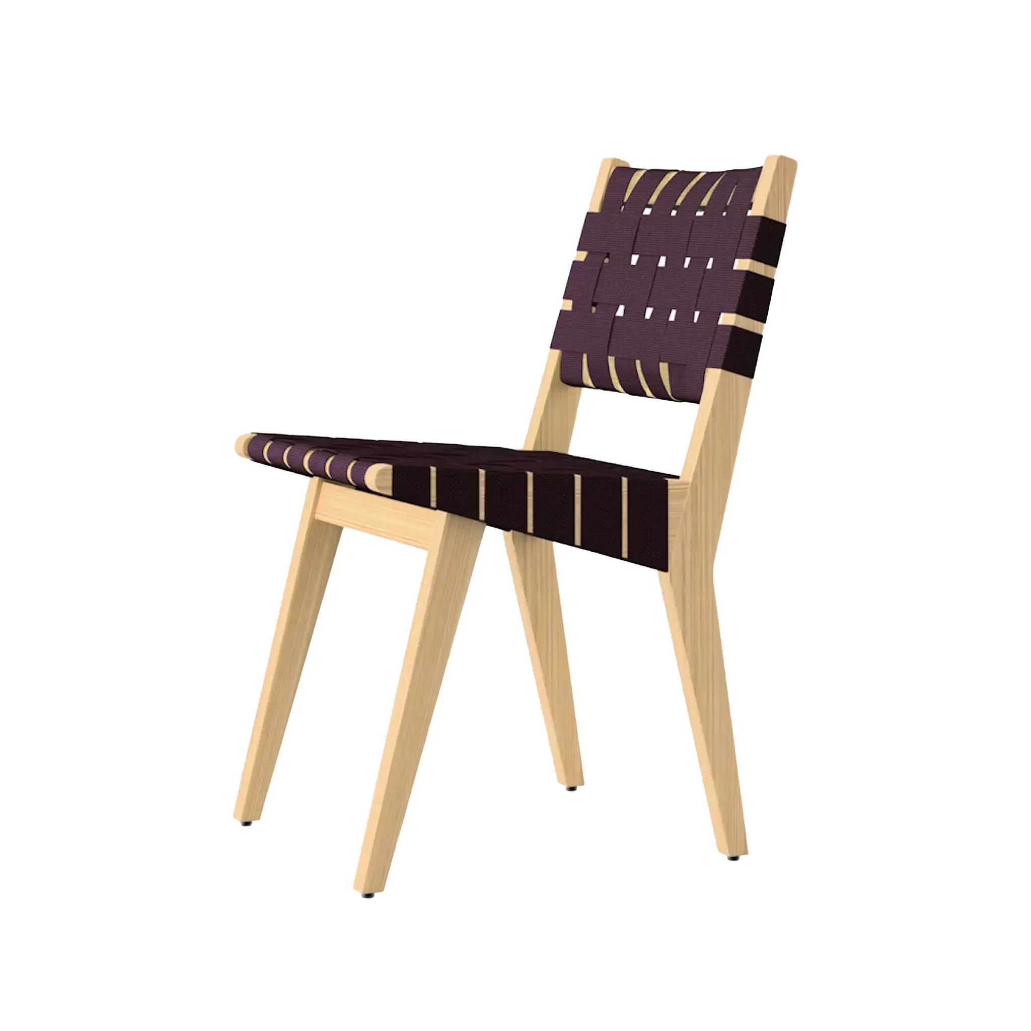 Risom Side Chair with Webbed Seat and Back