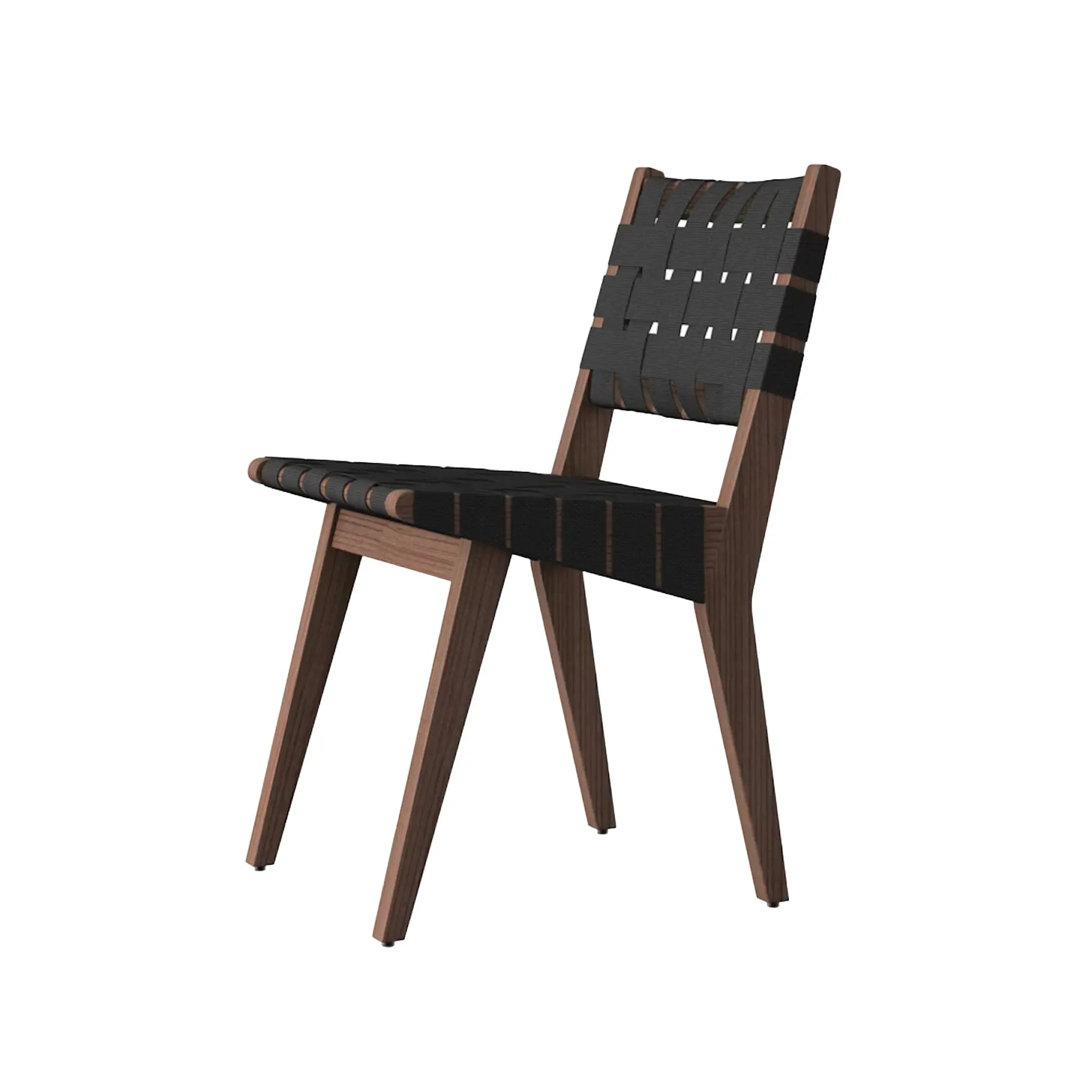 Risom Side Chair with Webbed Seat and Back