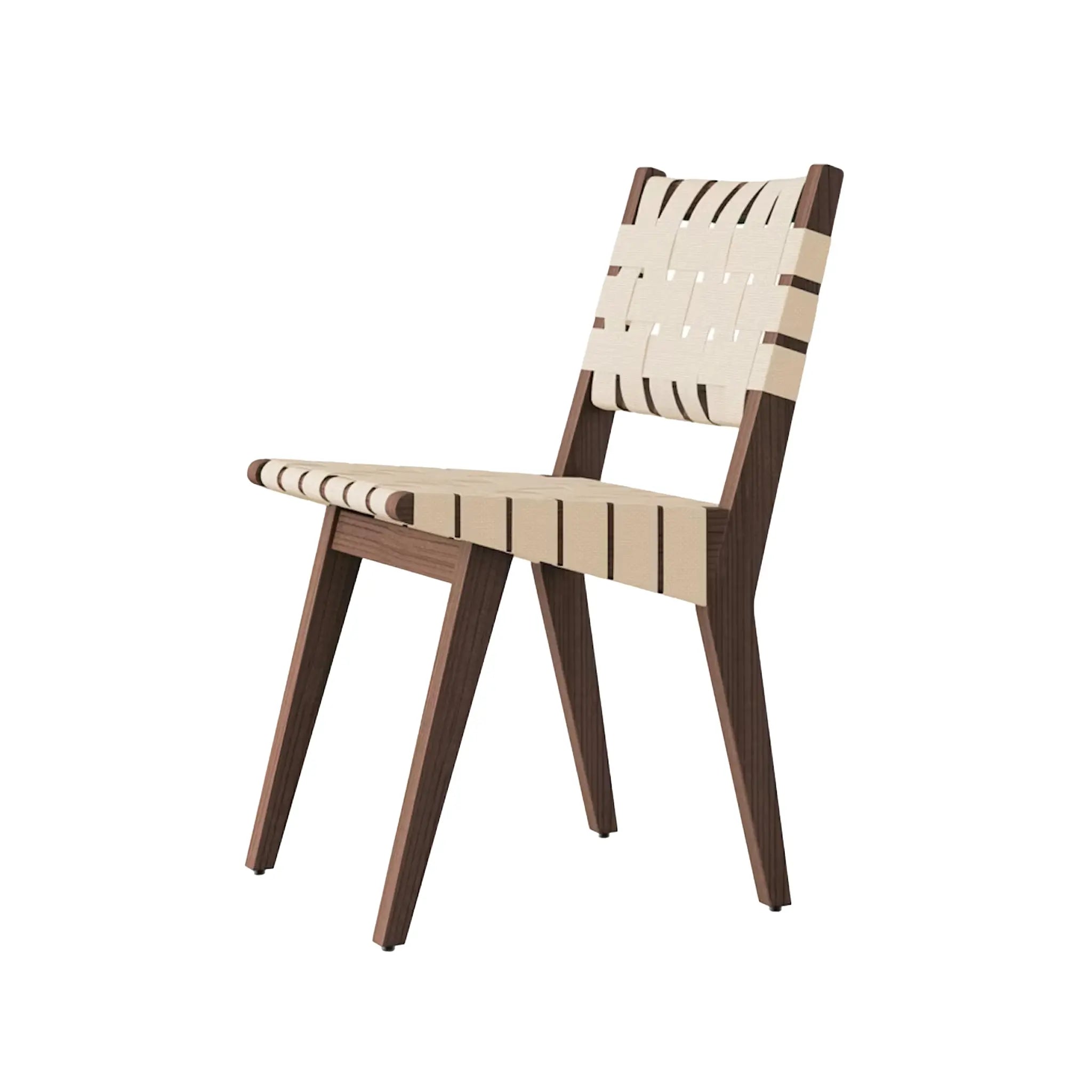 Risom Side Chair with Webbed Seat and Back