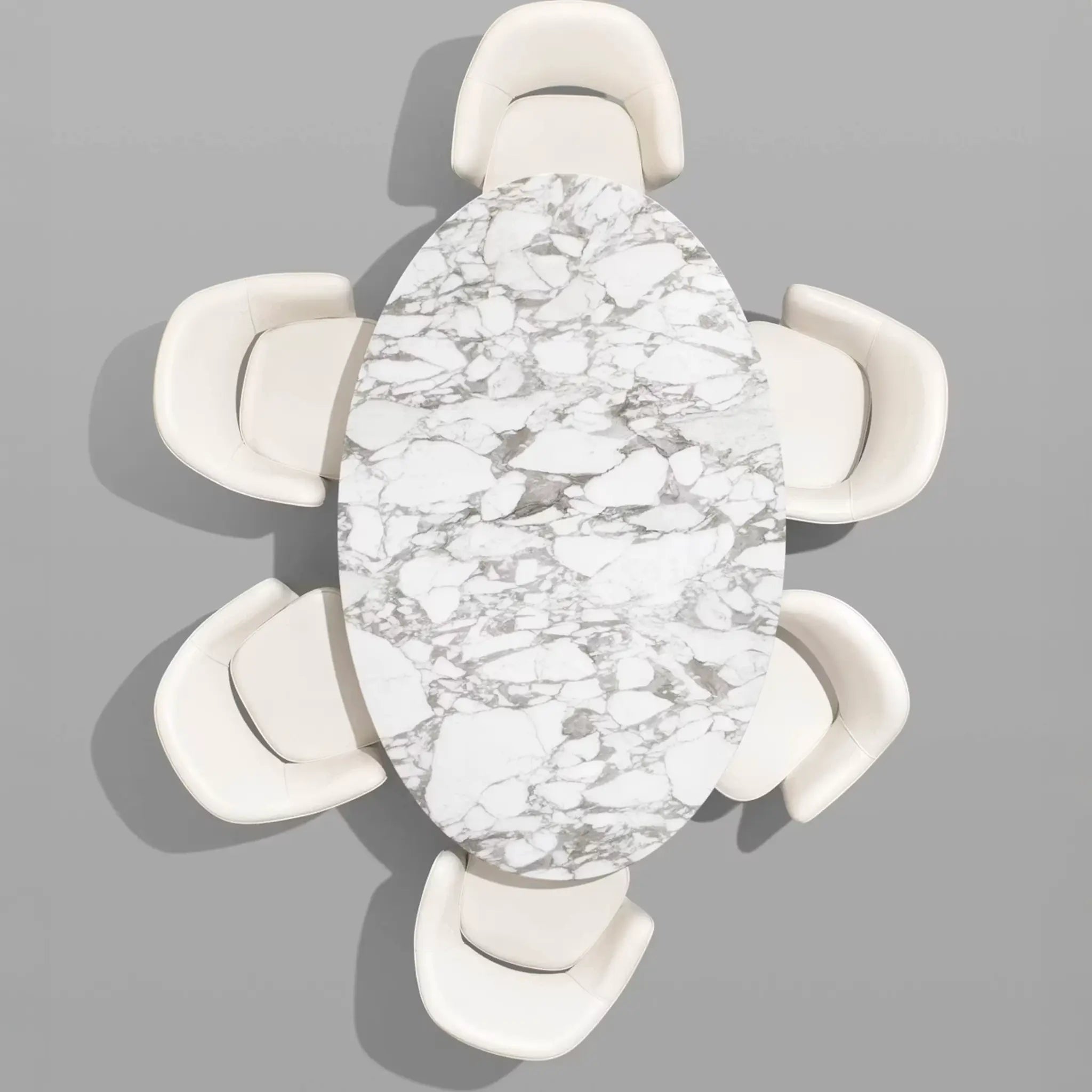 Saarinen Oval Dining Table - Marble Top