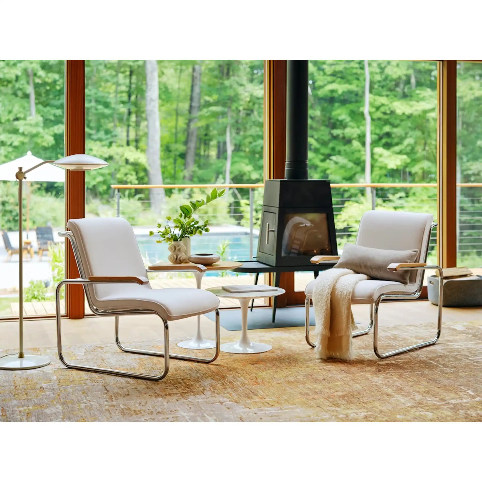 Saarinen Oval Coffee and Side Table - Marble Top