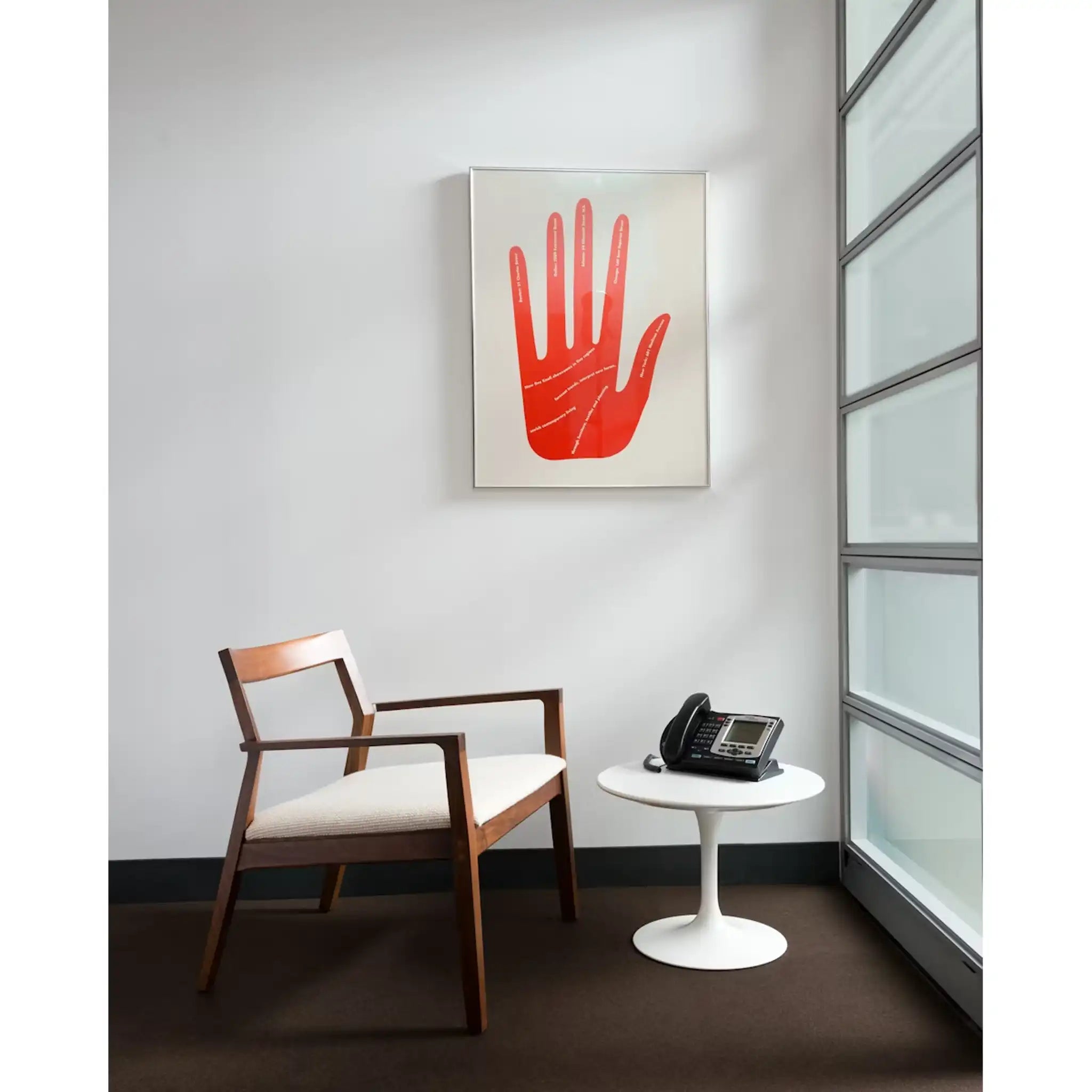 Saarinen 圆形边桌 - 大理石台面