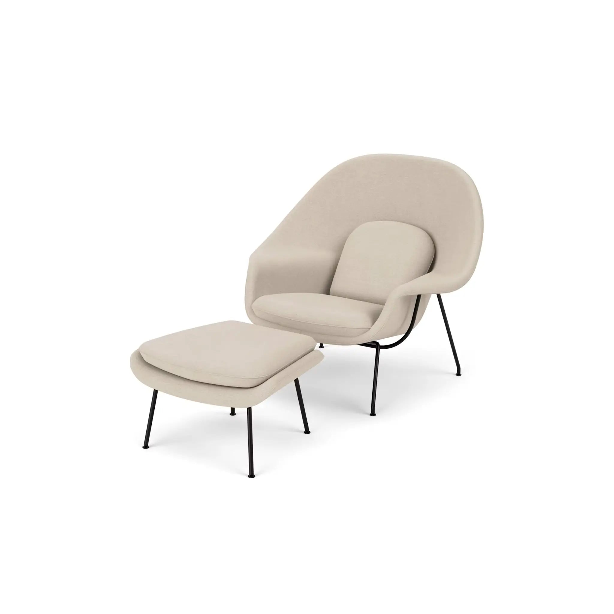 Womb Chair with Ottoman