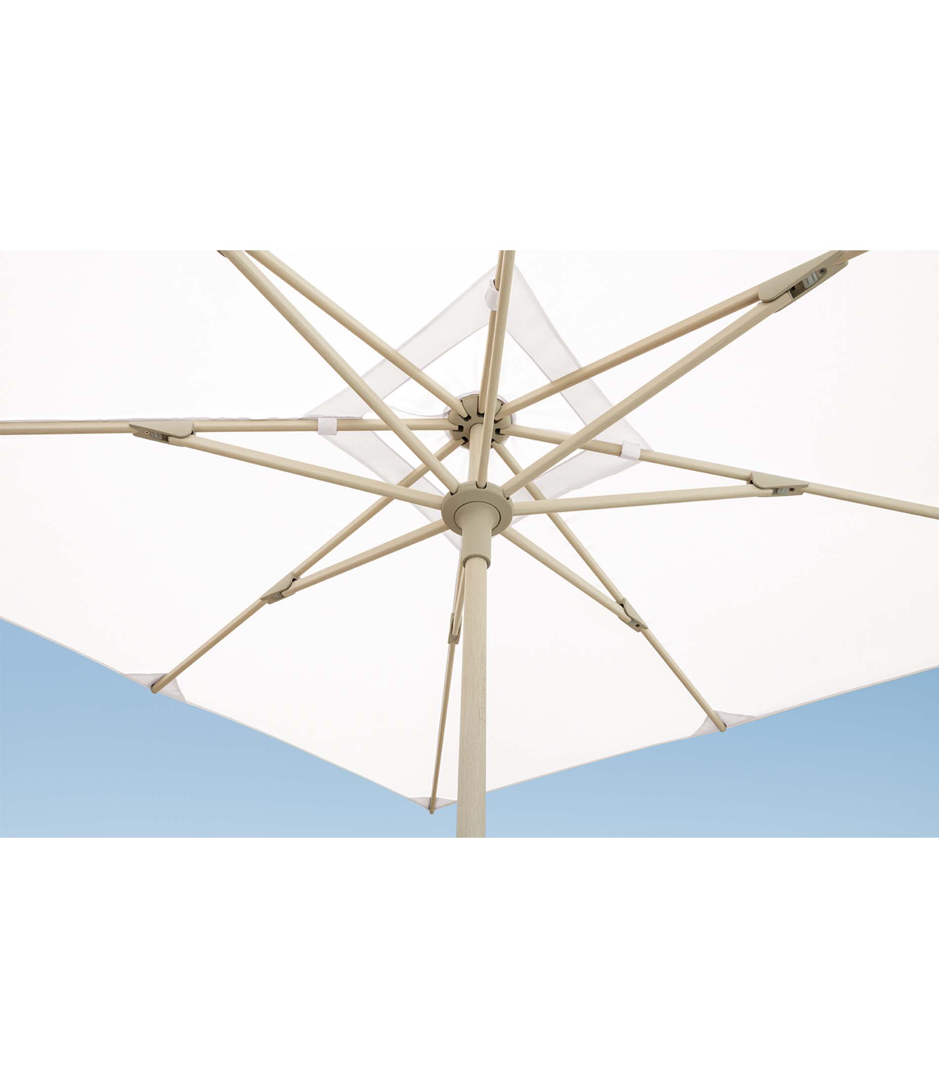 天秤座中心柱伞 - 8英尺方形