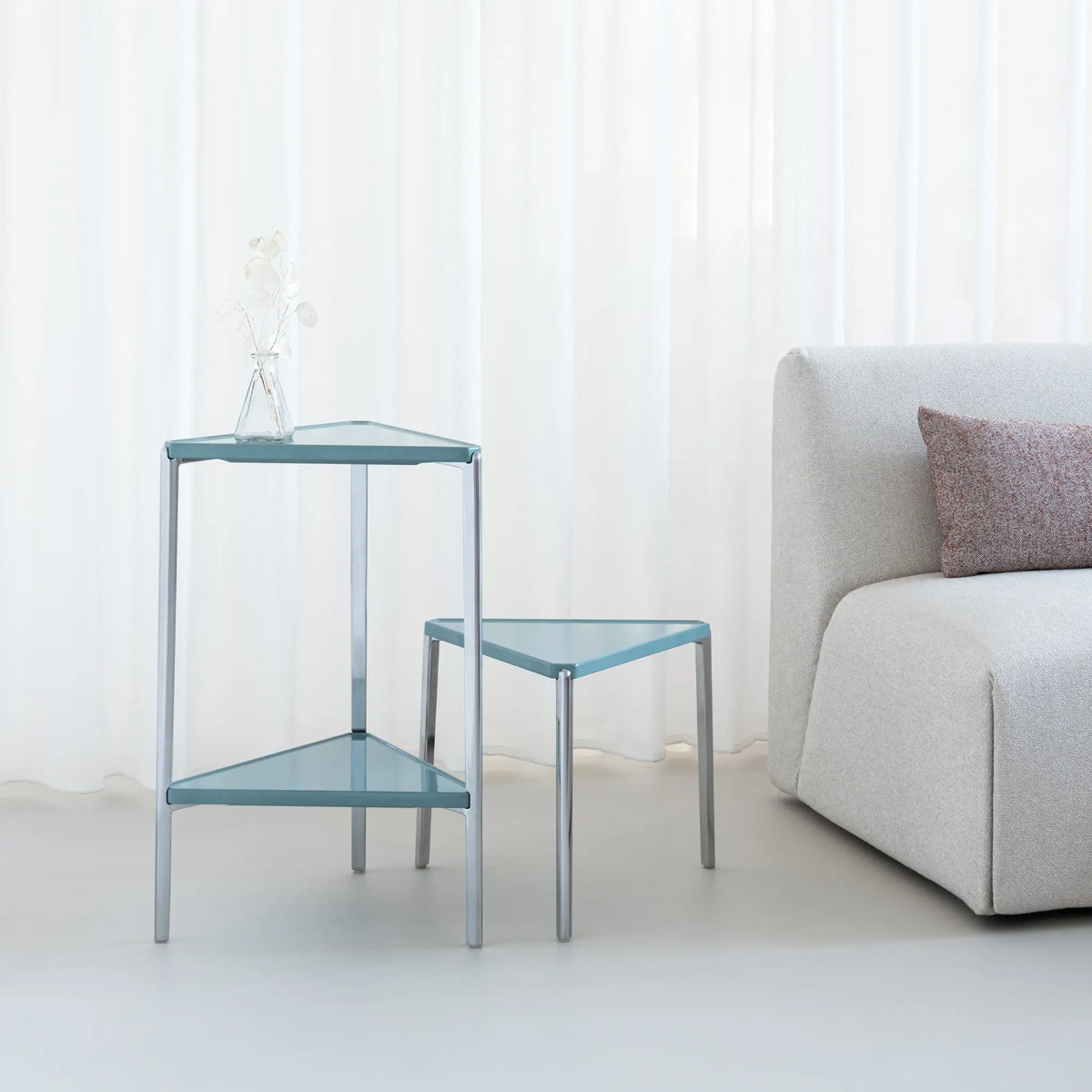 Tambour Side Table