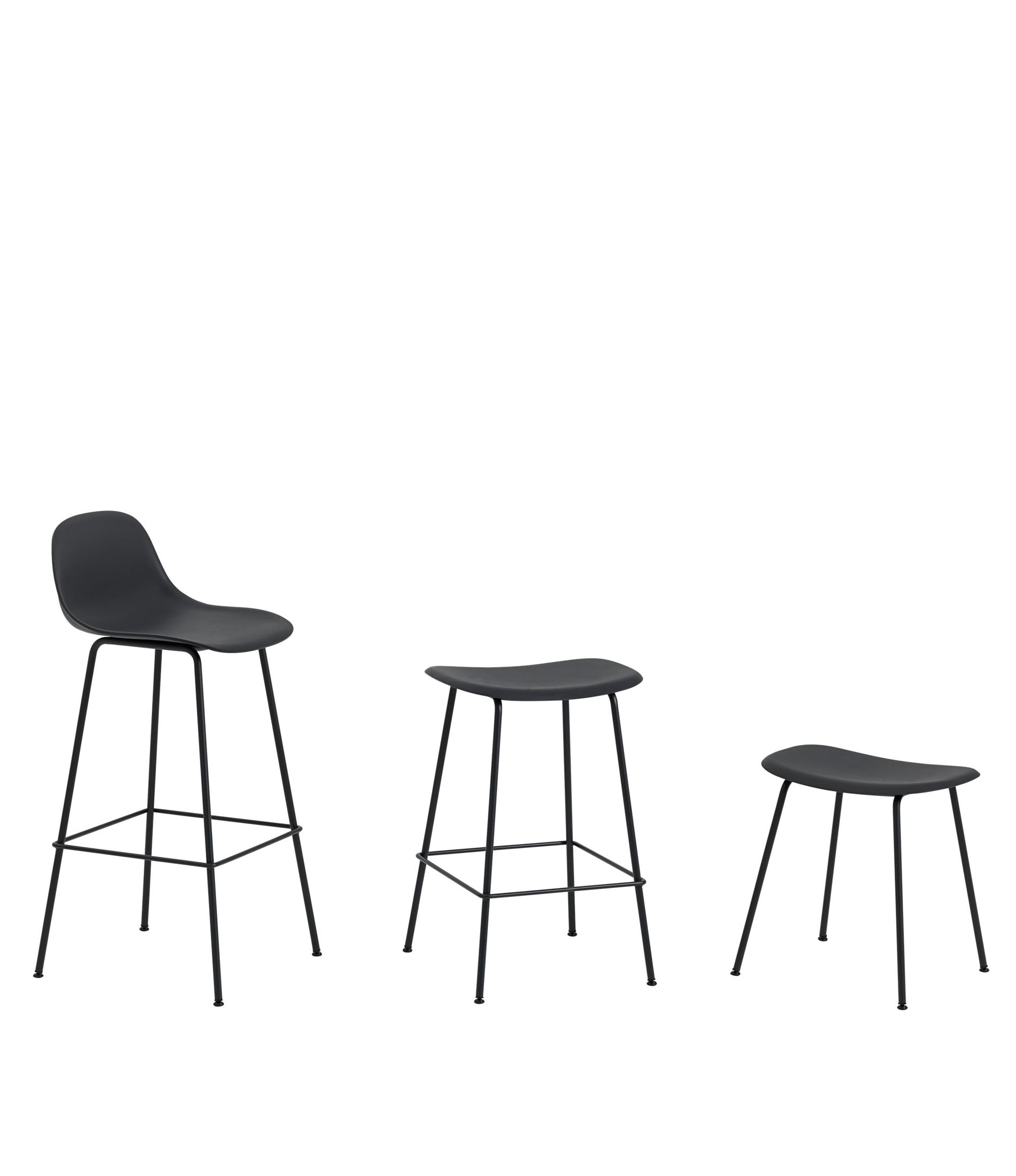 Fiber Counter Stool - Tube Base