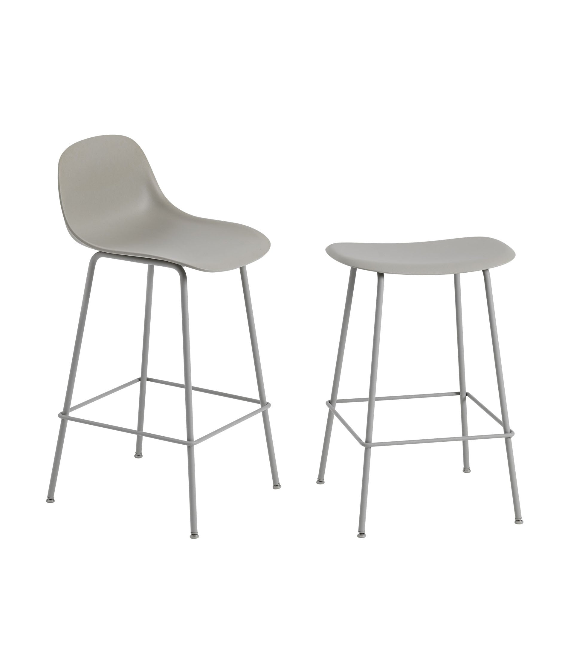 Fiber Counter Stool - Tube Base