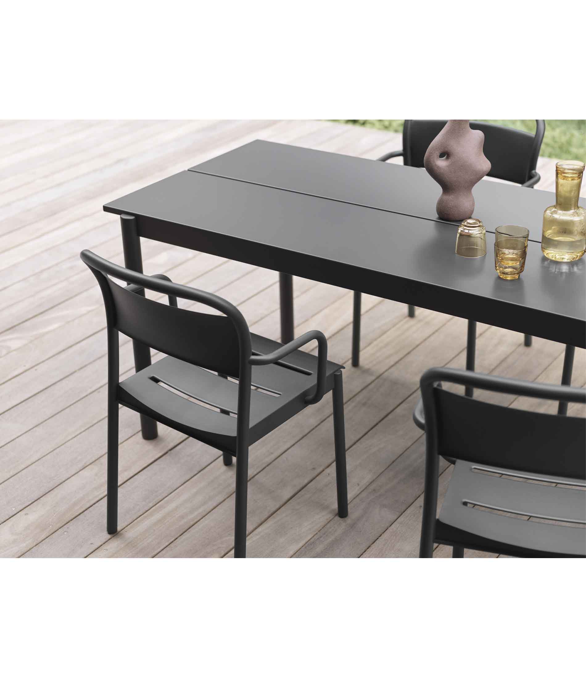 Linear Steel Armchair