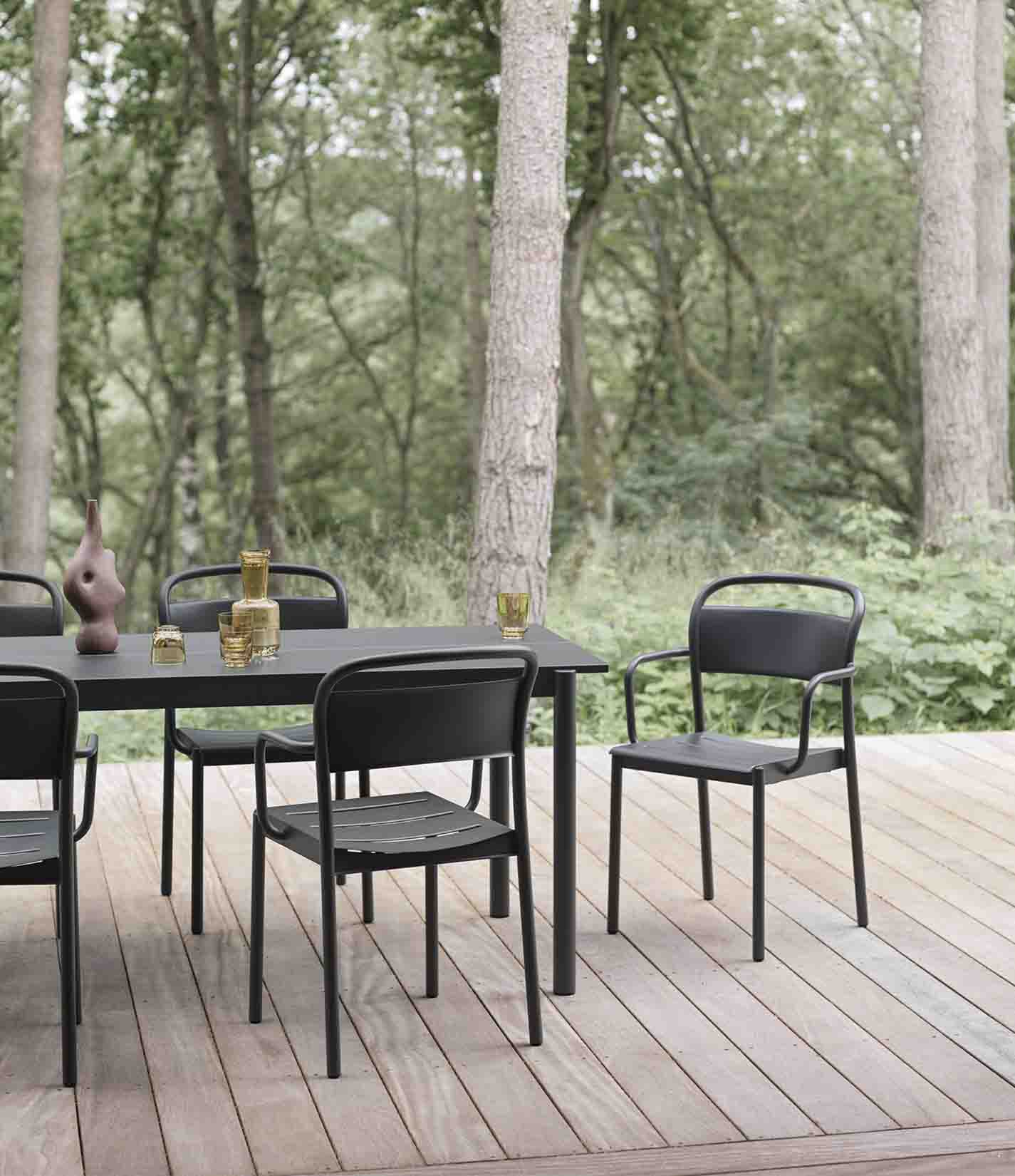 Linear Steel Armchair