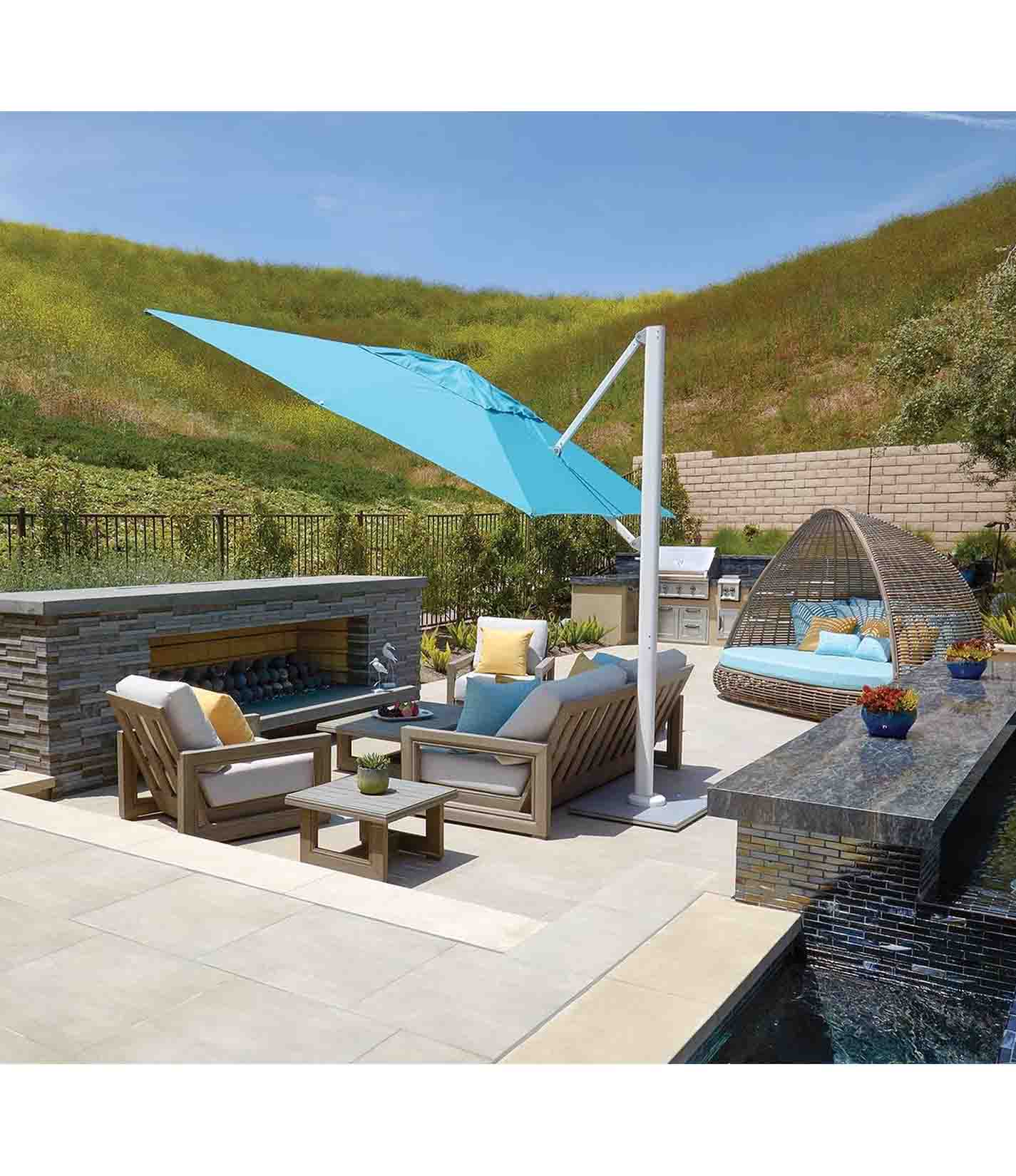 Polaris 悬臂伞 - 11.5 英尺方形