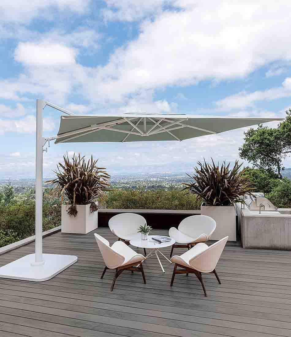 Polaris 悬臂伞 - 11.5 英尺方形