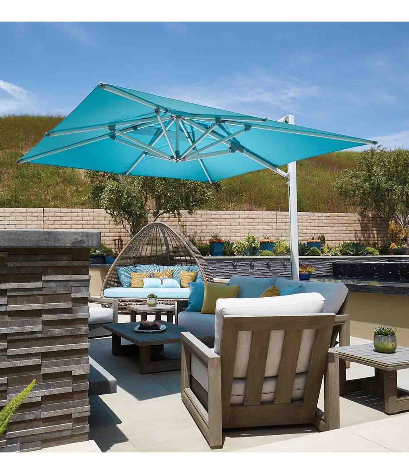 Polaris 悬臂伞 - 11.5 英尺方形