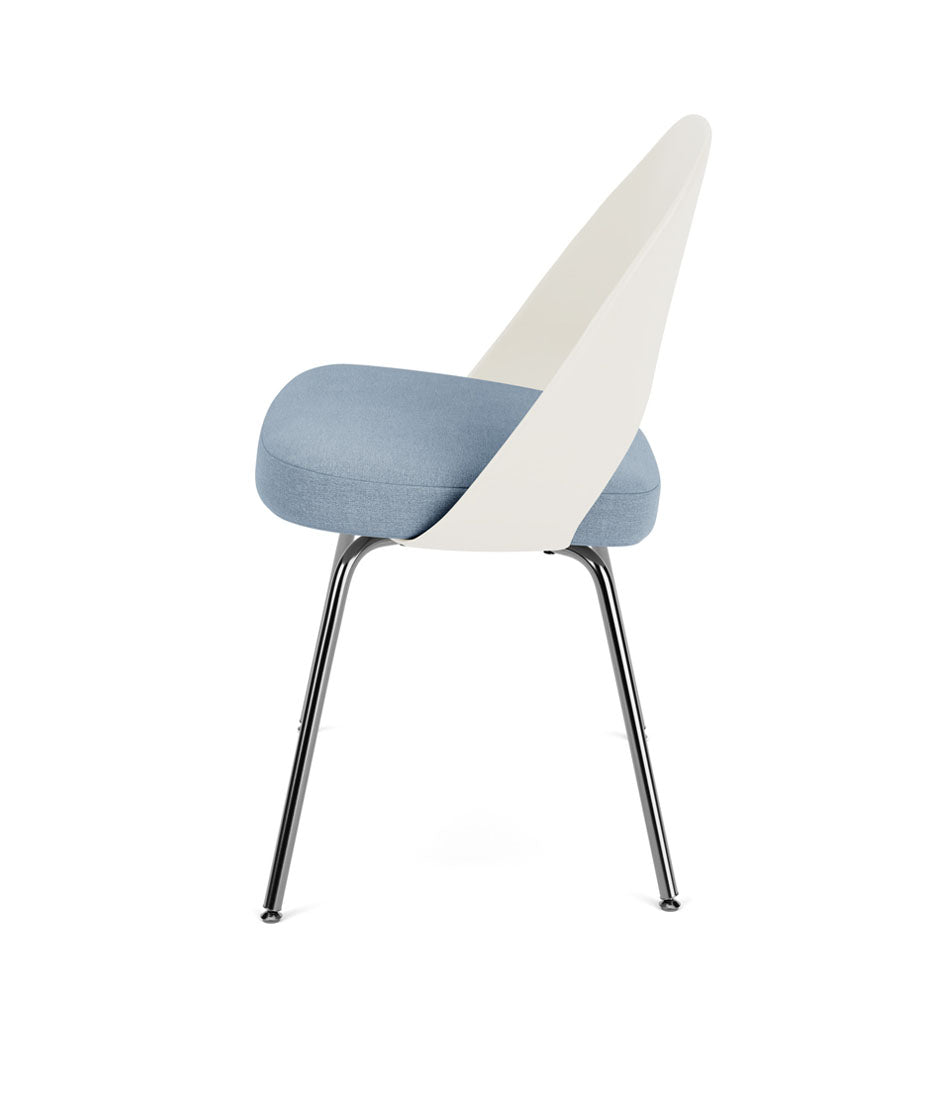Saarinen Executive Chair - Plastic Back with Tubular Legs