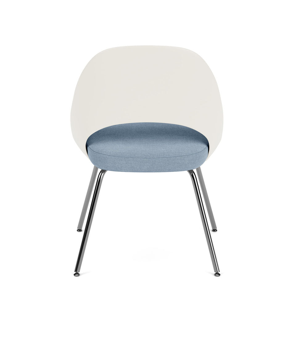 Saarinen Executive Chair - Plastic Back with Tubular Legs
