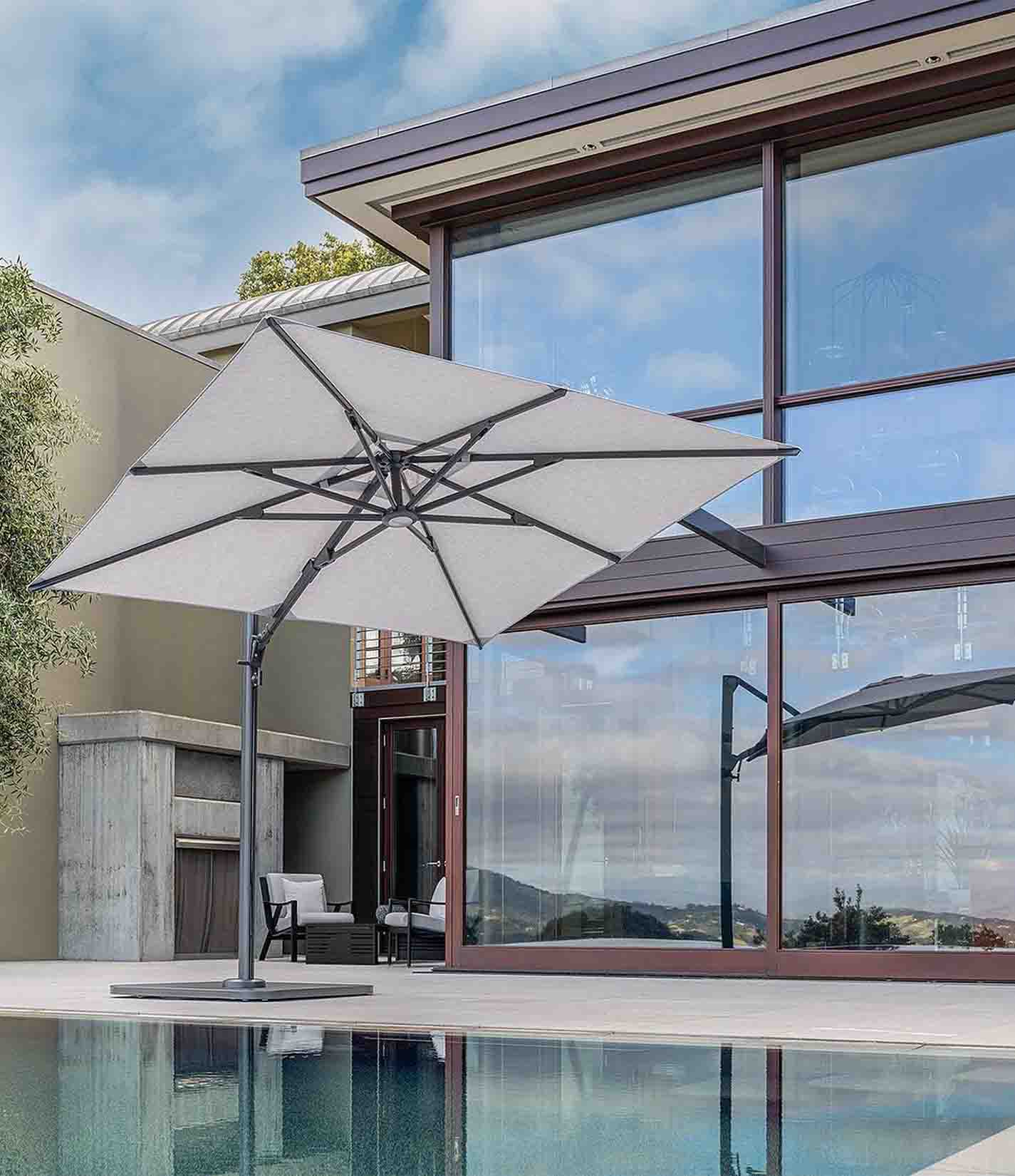 Solaris 悬臂伞 - 10 英尺方形