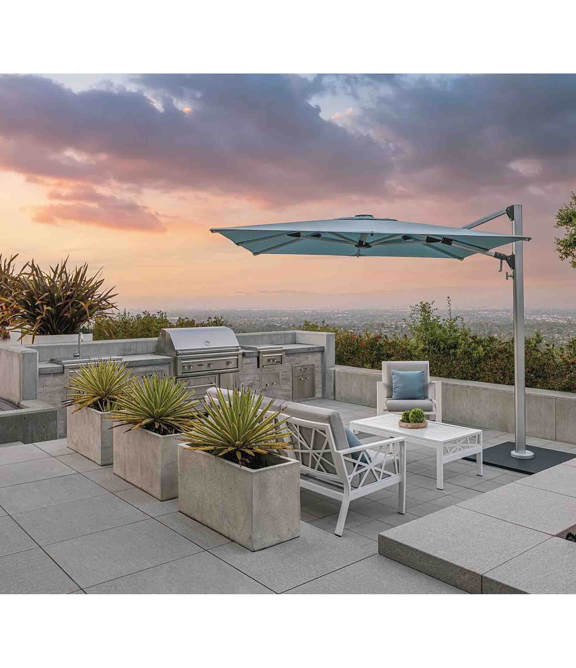 Solaris 悬臂伞 - 10 英尺方形