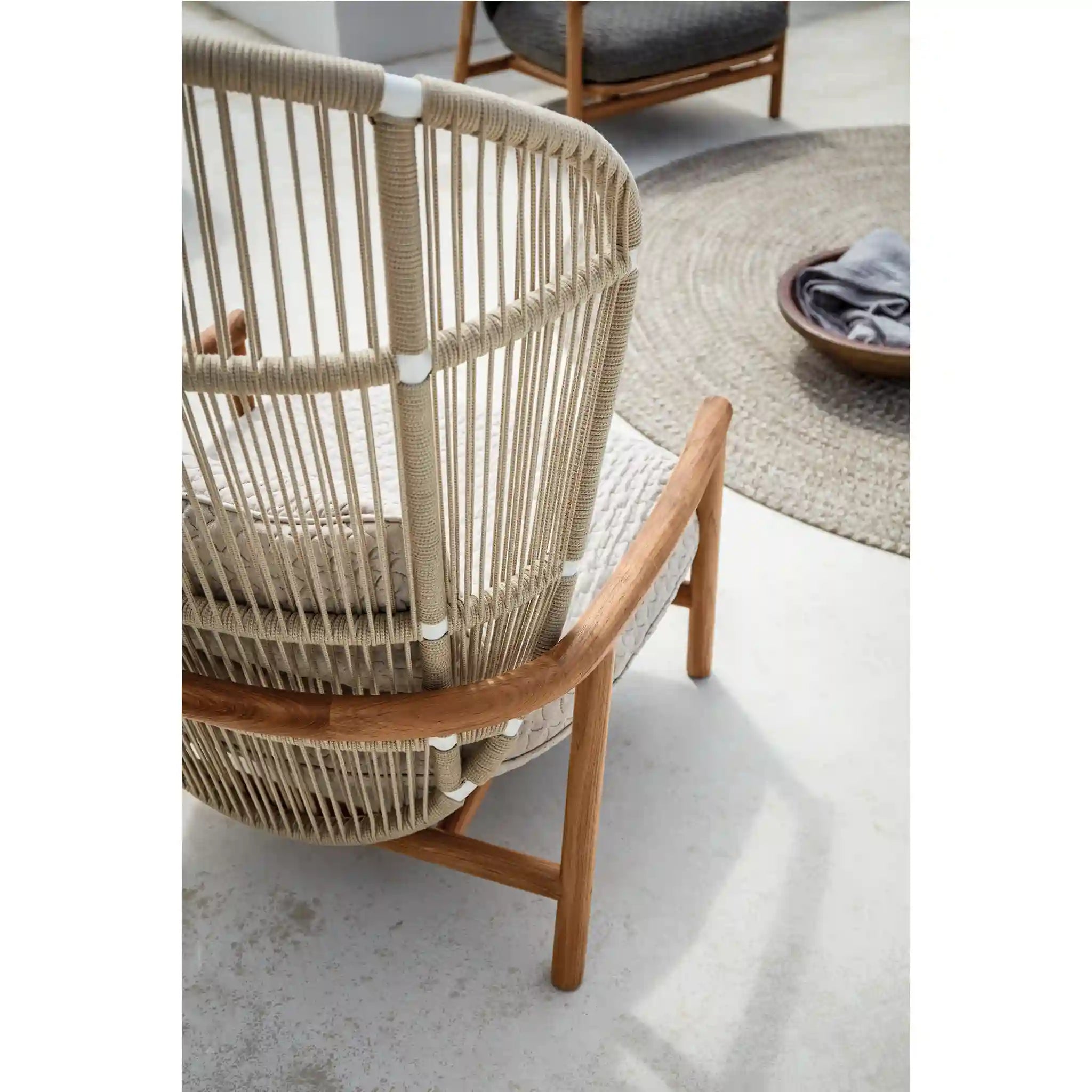 Fern Lounge Chair - Aluminum