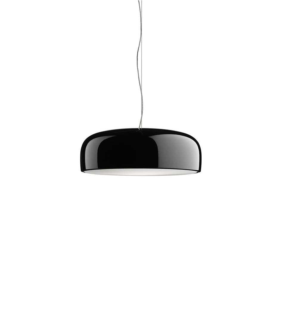 Black Flos Smithfield pendant light.