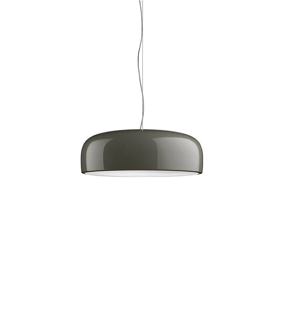 Flos Smithfield pendant light in Mud finish.