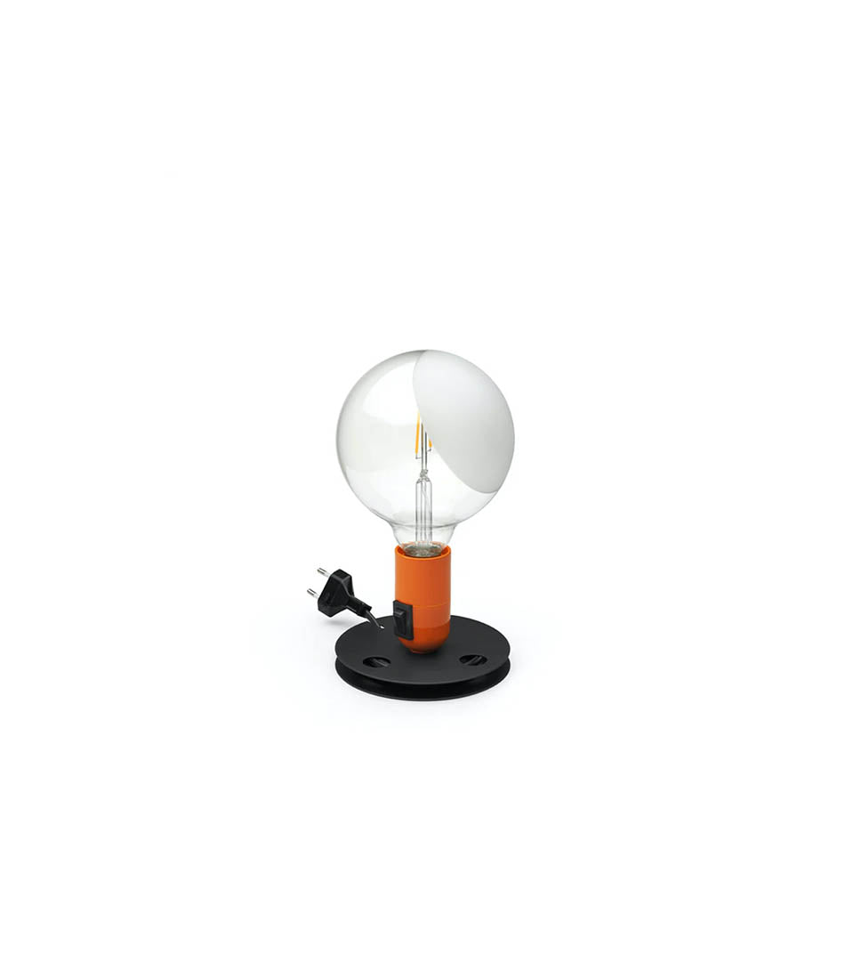 Orange Flos Lampadina table lamp.