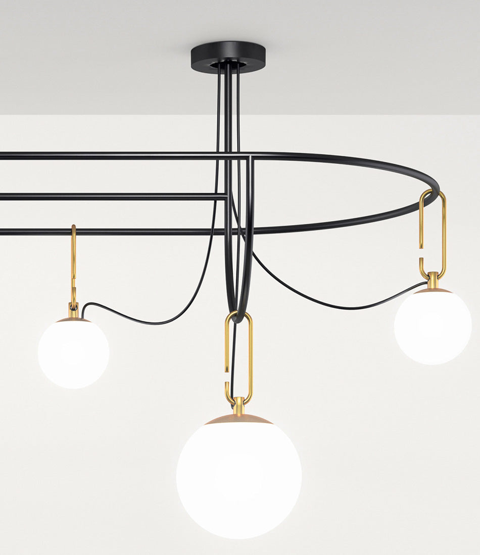 NH S5 Elliptic Suspension Lamp