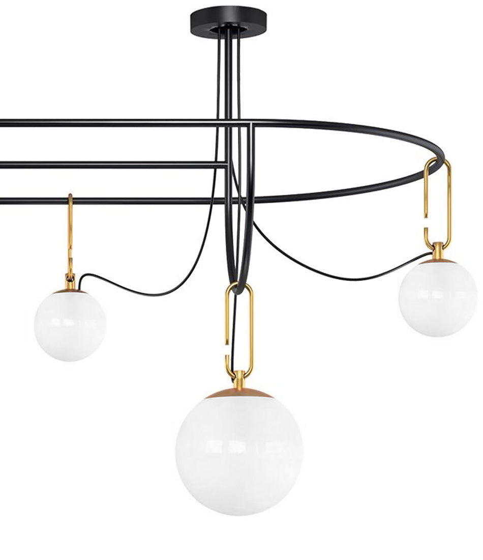 NH S5 Elliptic Suspension Lamp