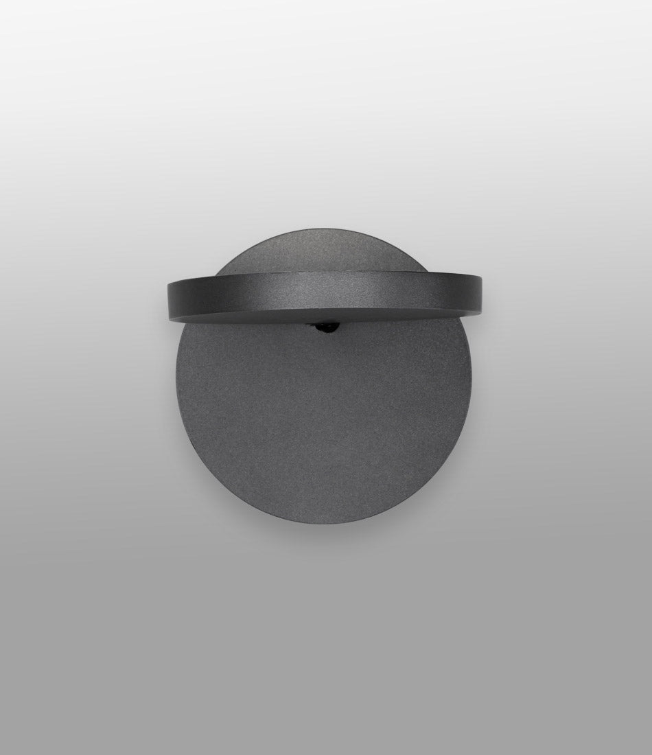 Artemide Demetra spot wall lamp with rotatable head, in anthracite grey..
