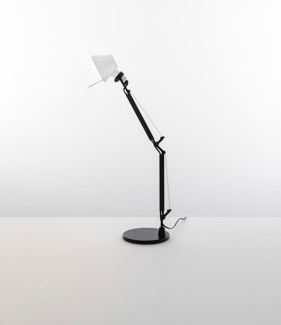 White Artemide Tolomeo Bi-color table lamp.