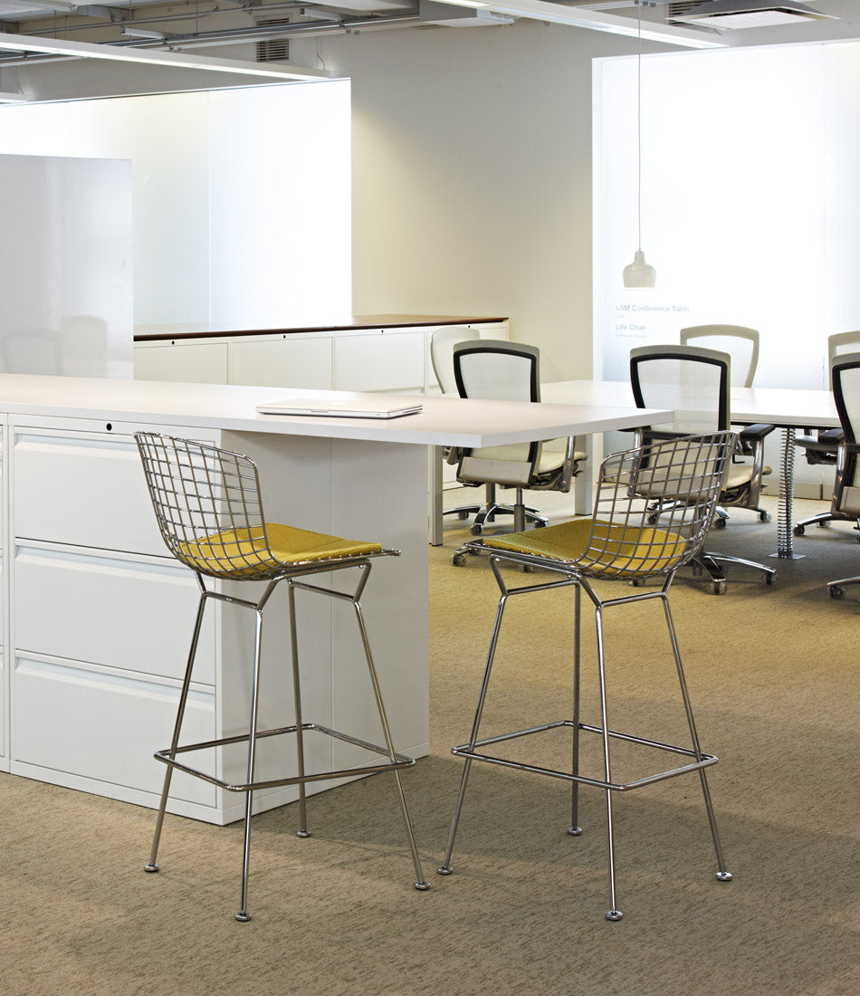 Bertoia Stool, Counter Height - Full Cover