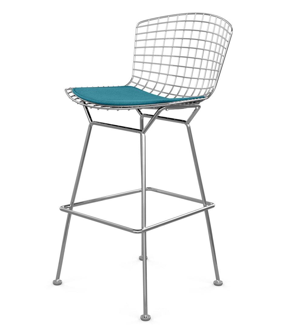 Bertoia 凳子,吧台高度 - 布艺座垫