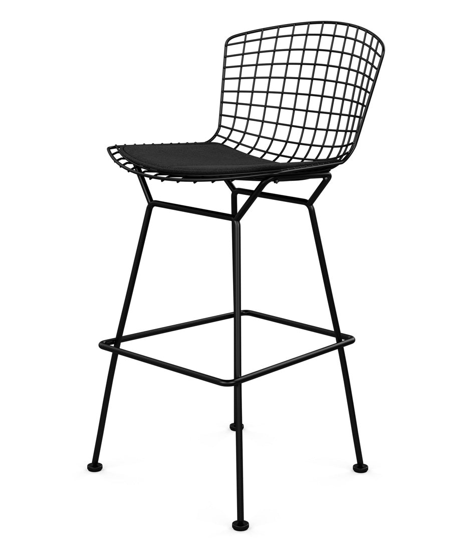 Bertoia Stool, Bar Height - Fabric Seat Pad