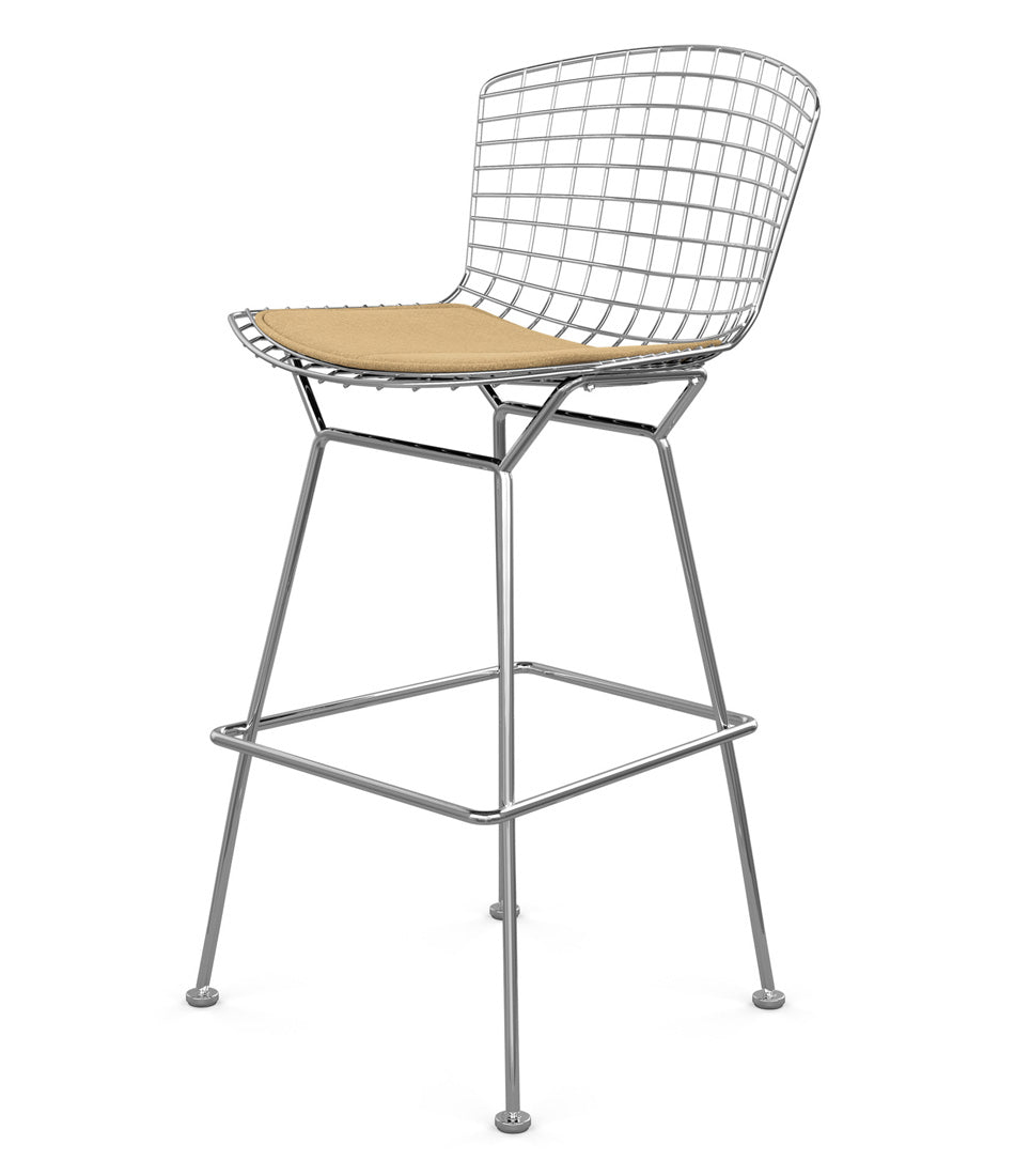 Bertoia 凳子,吧台高度 - 布艺座垫