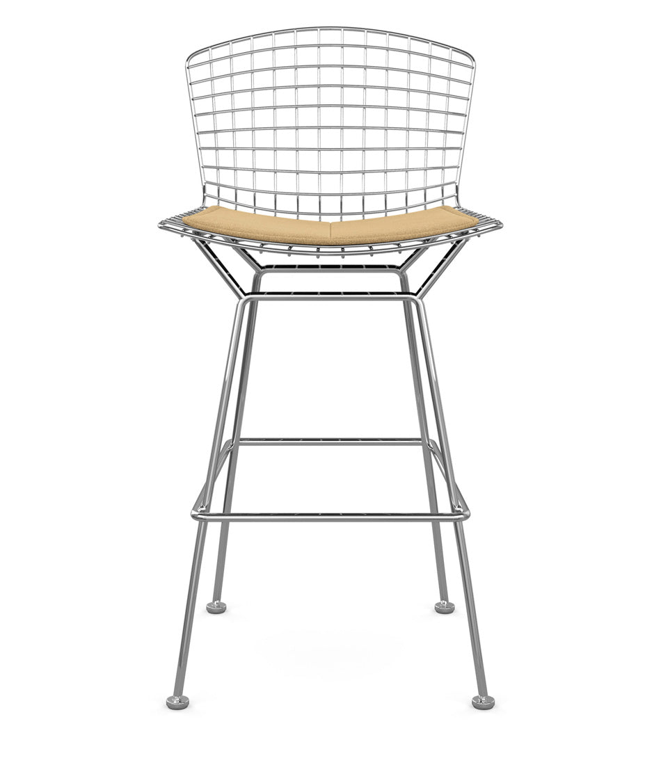 Bertoia 凳子,吧台高度 - 布艺座垫