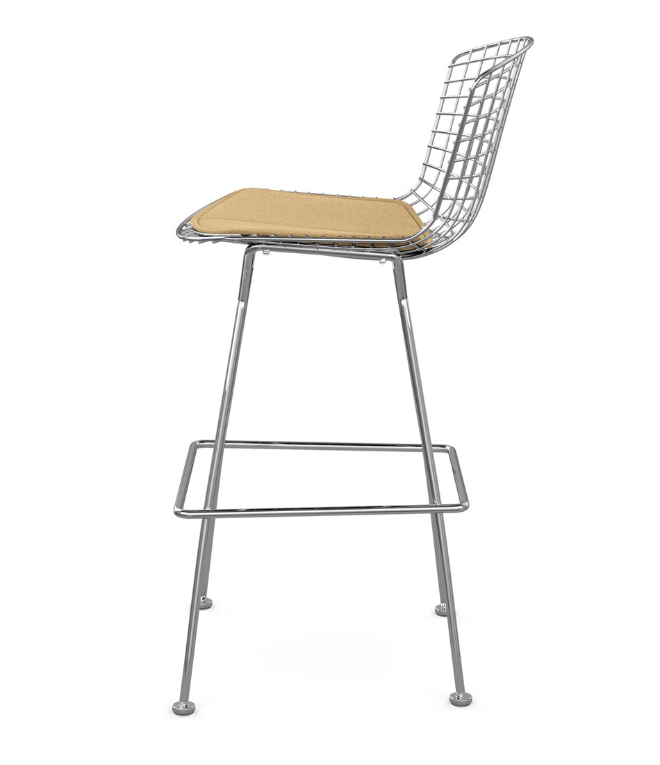 Bertoia 凳子,吧台高度 - 布艺座垫