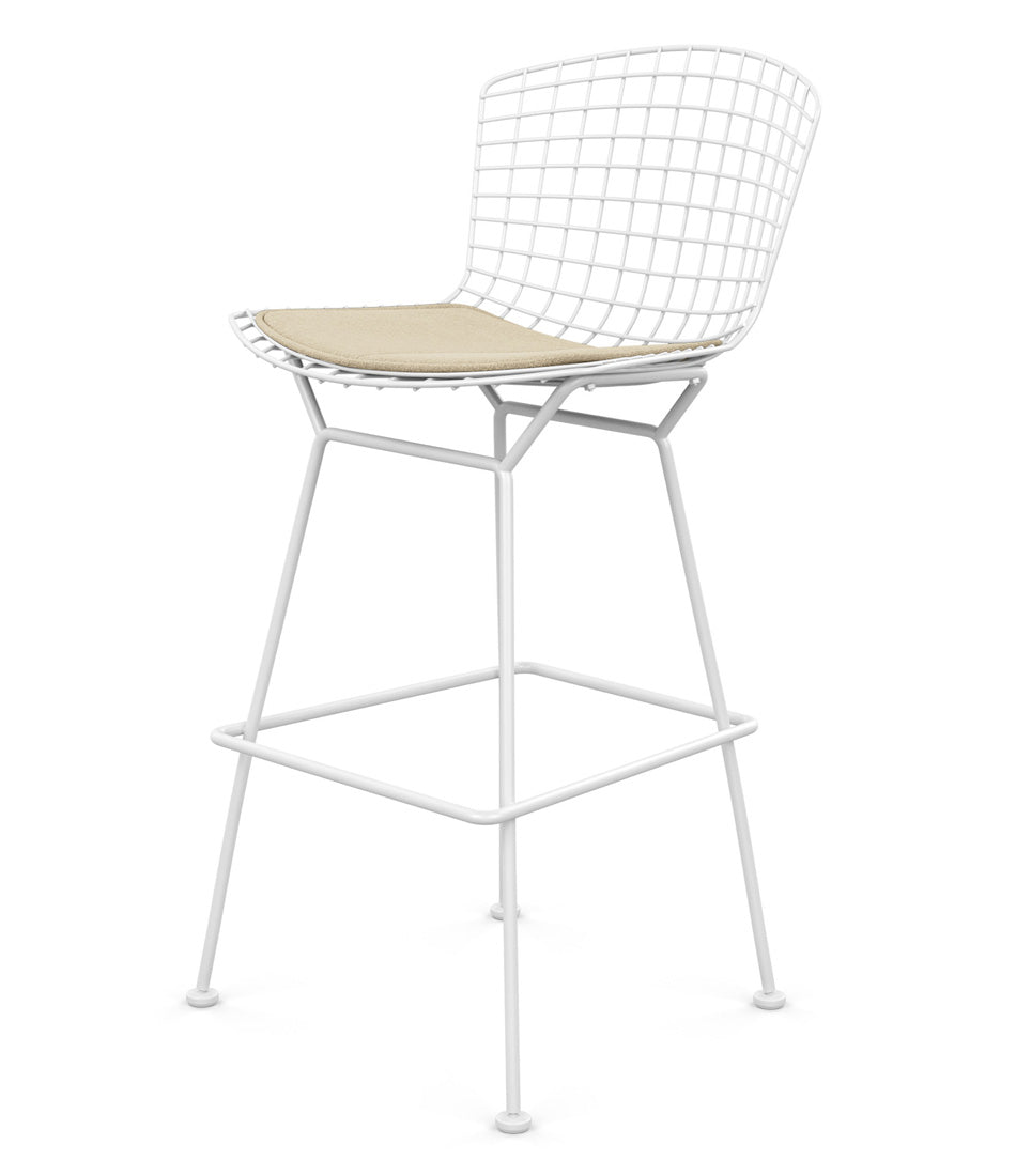 Bertoia Stool, Bar Height - Fabric Seat Pad