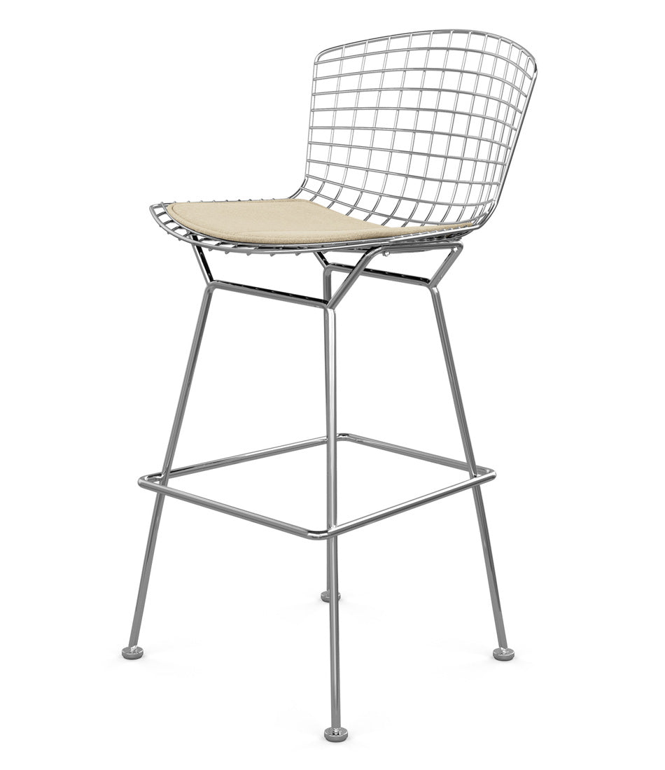 Bertoia 凳子,吧台高度 - 布艺座垫