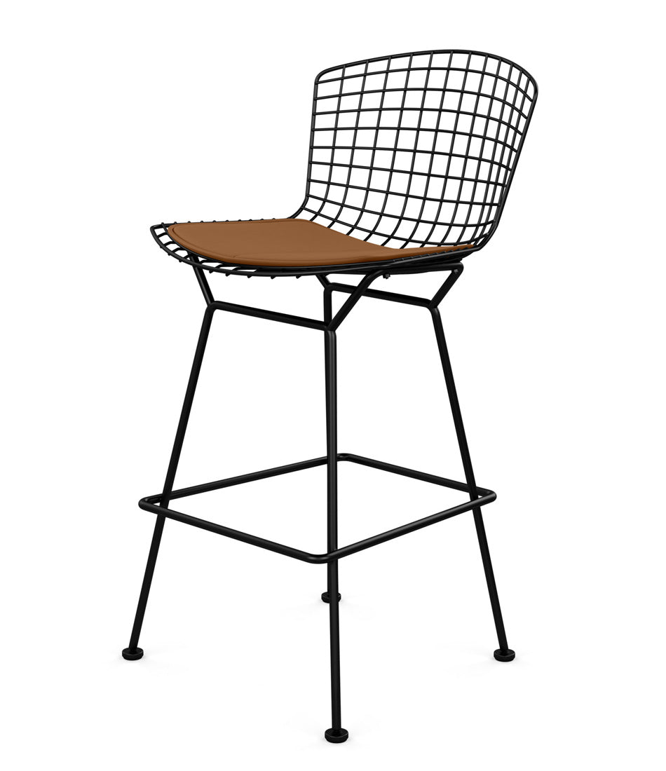Bertoia Stool, Counter Height - Leather Seat Pad